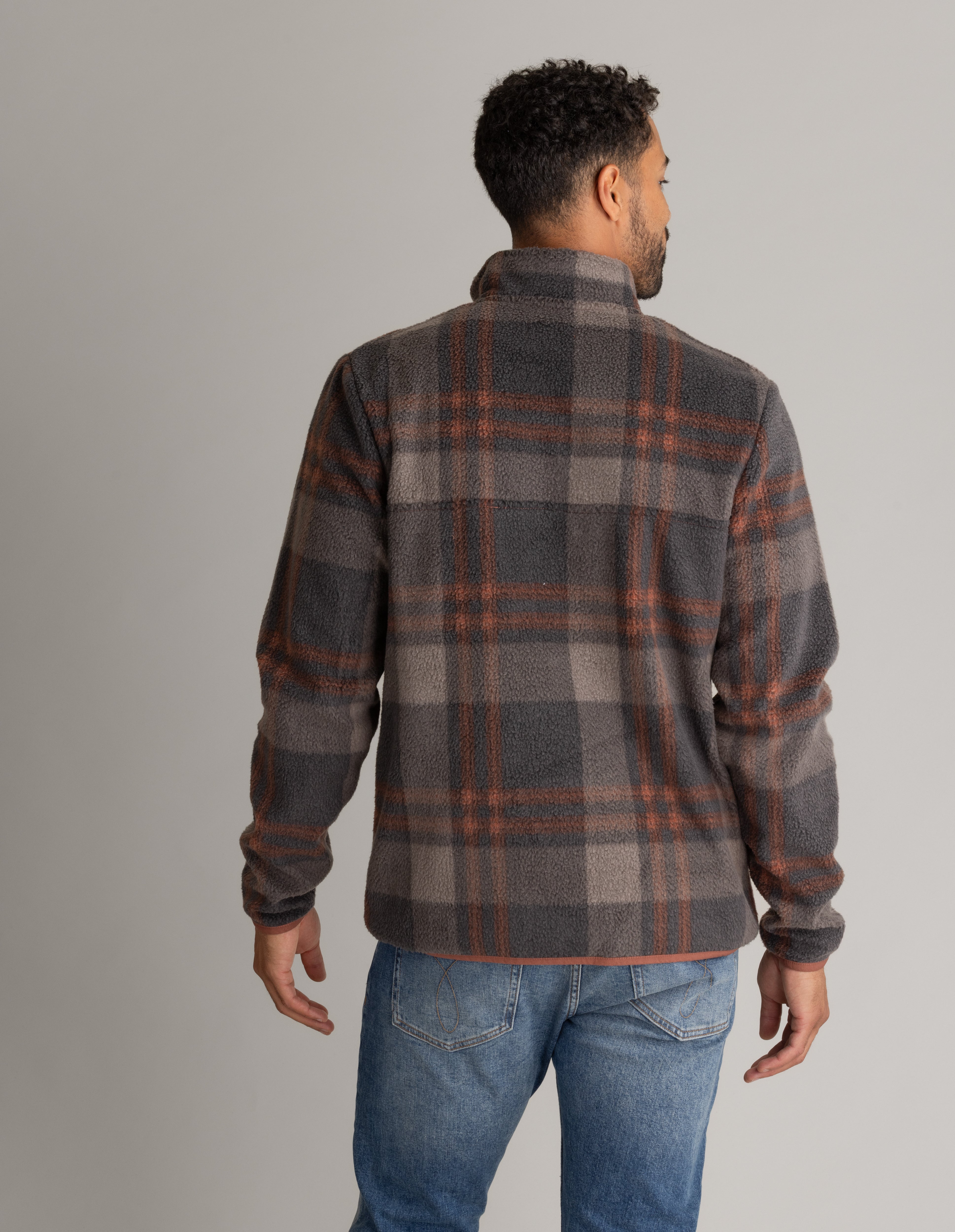 Men's Subzero Heavy Printed Fleece 1/4 ZIp Pullover - LIV Outdoor