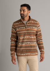 Men's Subzero Heavy Printed Fleece 1/4 ZIp Pullover - LIV Outdoor