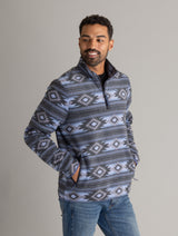 Men's Subzero Heavy Printed Fleece 1/4 ZIp Pullover - LIV Outdoor