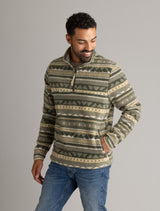 Men's Subzero Heavy Printed Fleece 1/4 ZIp Pullover - LIV Outdoor
