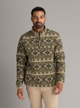 Men's Subzero Heavy Printed Fleece 1/4 ZIp Pullover - LIV Outdoor