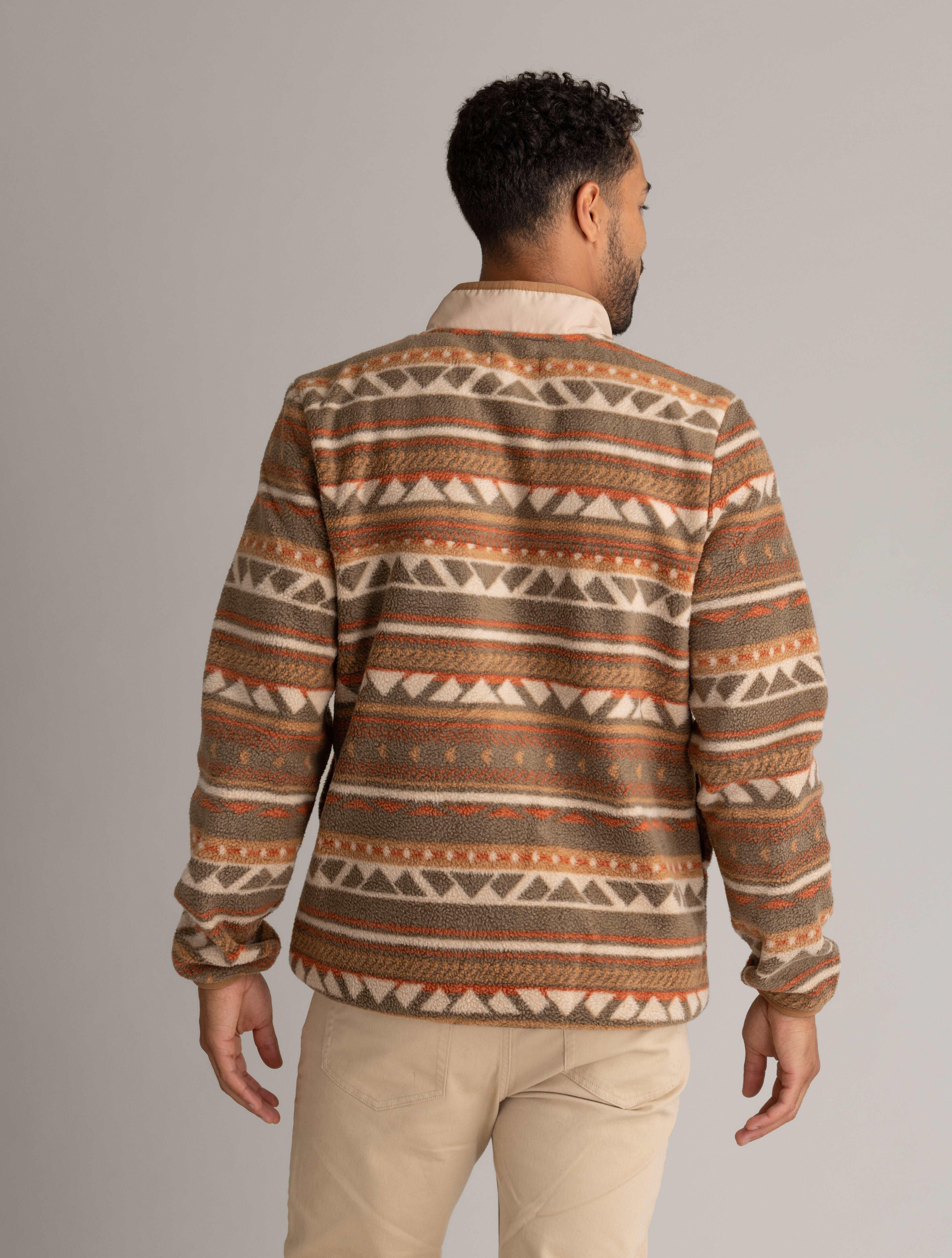 Men's Subzero Heavy Printed Fleece Snap Tee - LIV Outdoor