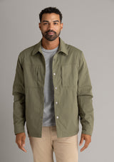 Men's Destin Flannel Lined Button Jacket - LIV Outdoor