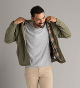 Men's Destin Flannel Lined Button Jacket - LIV Outdoor