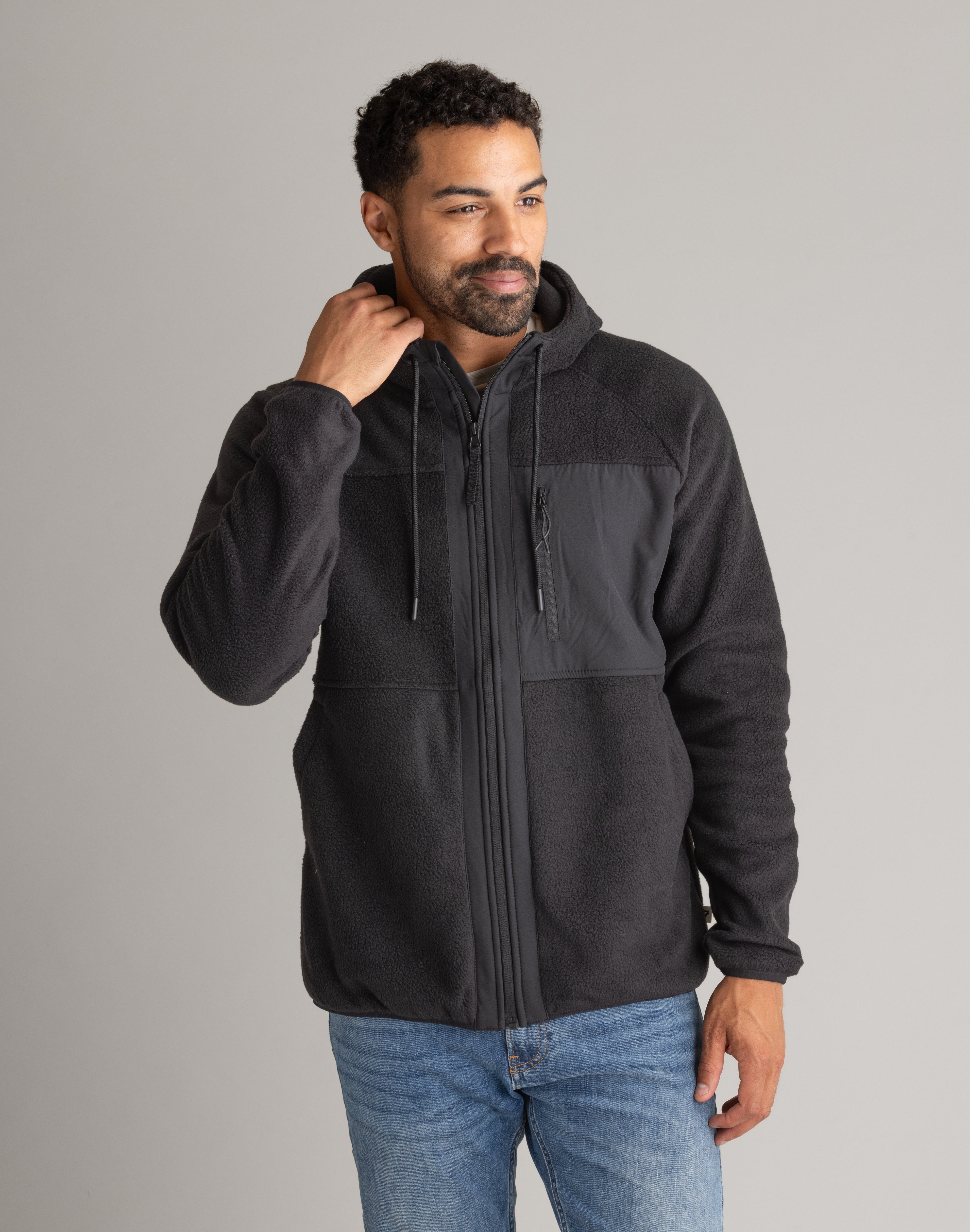 Men's Subzero Heavy Fleece Full Zip Hoody - LIV Outdoor