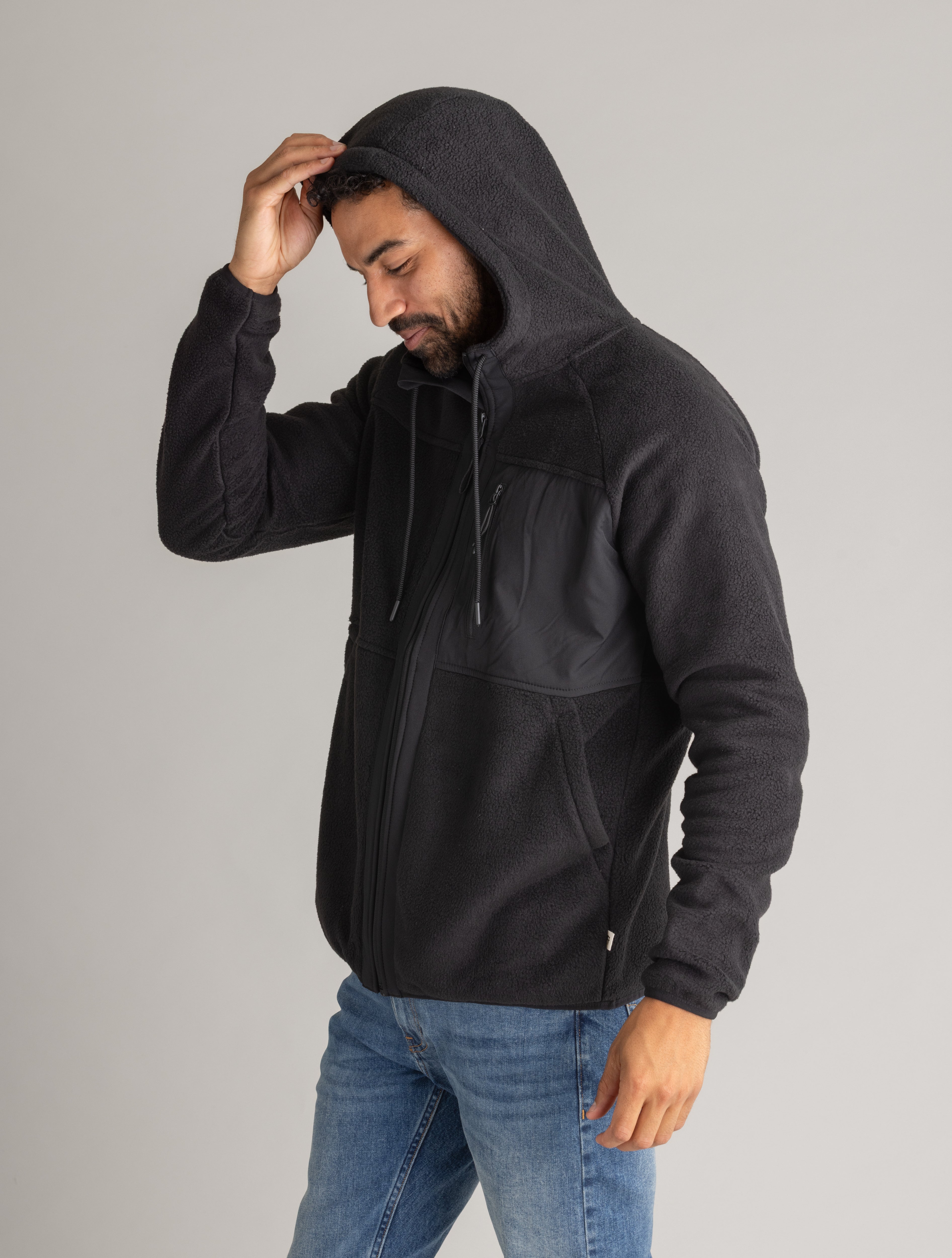 Men's Subzero Heavy Fleece Full Zip Hoody - LIV Outdoor