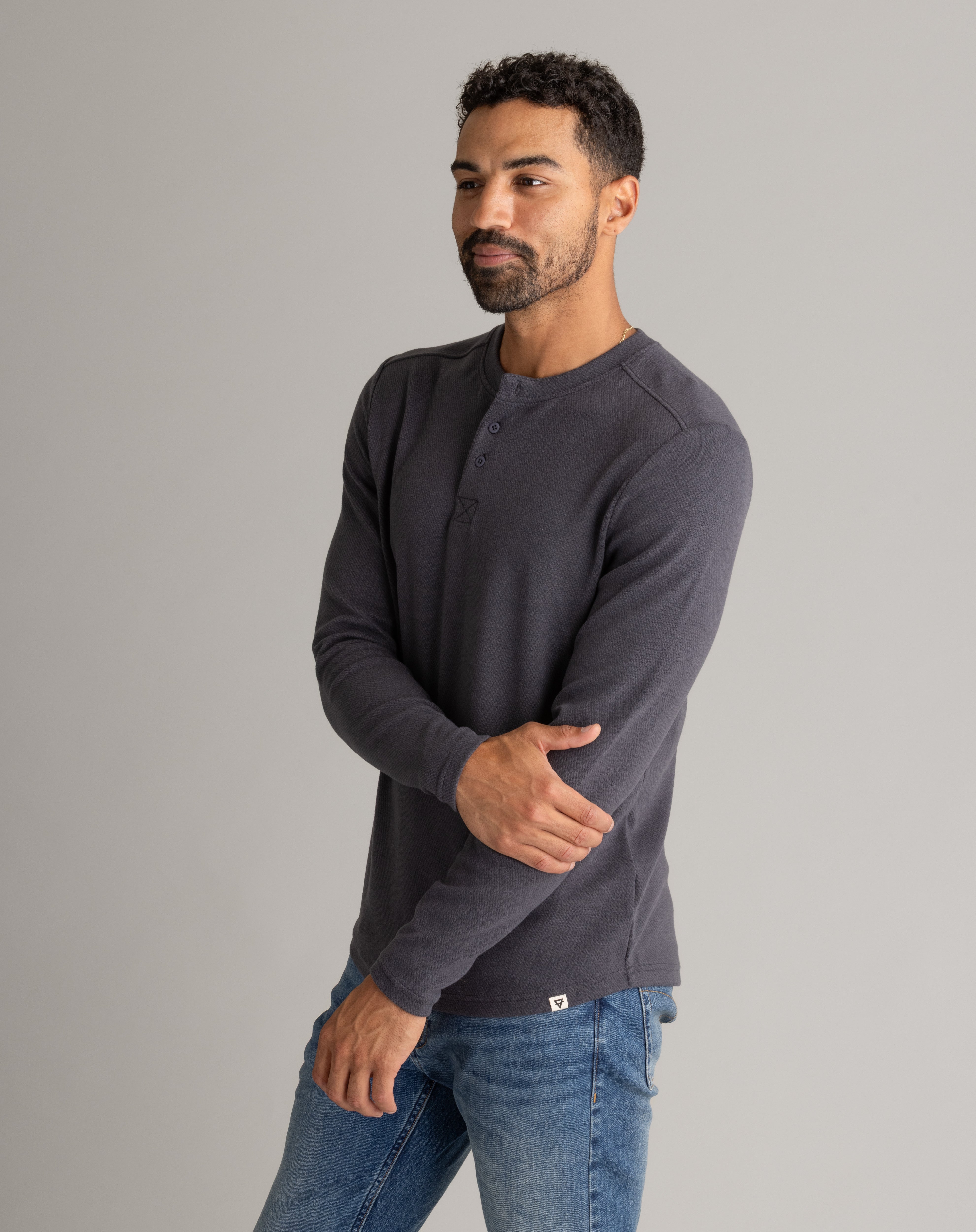 Men's Lichen Stretch Flannel Henley - LIV Outdoor