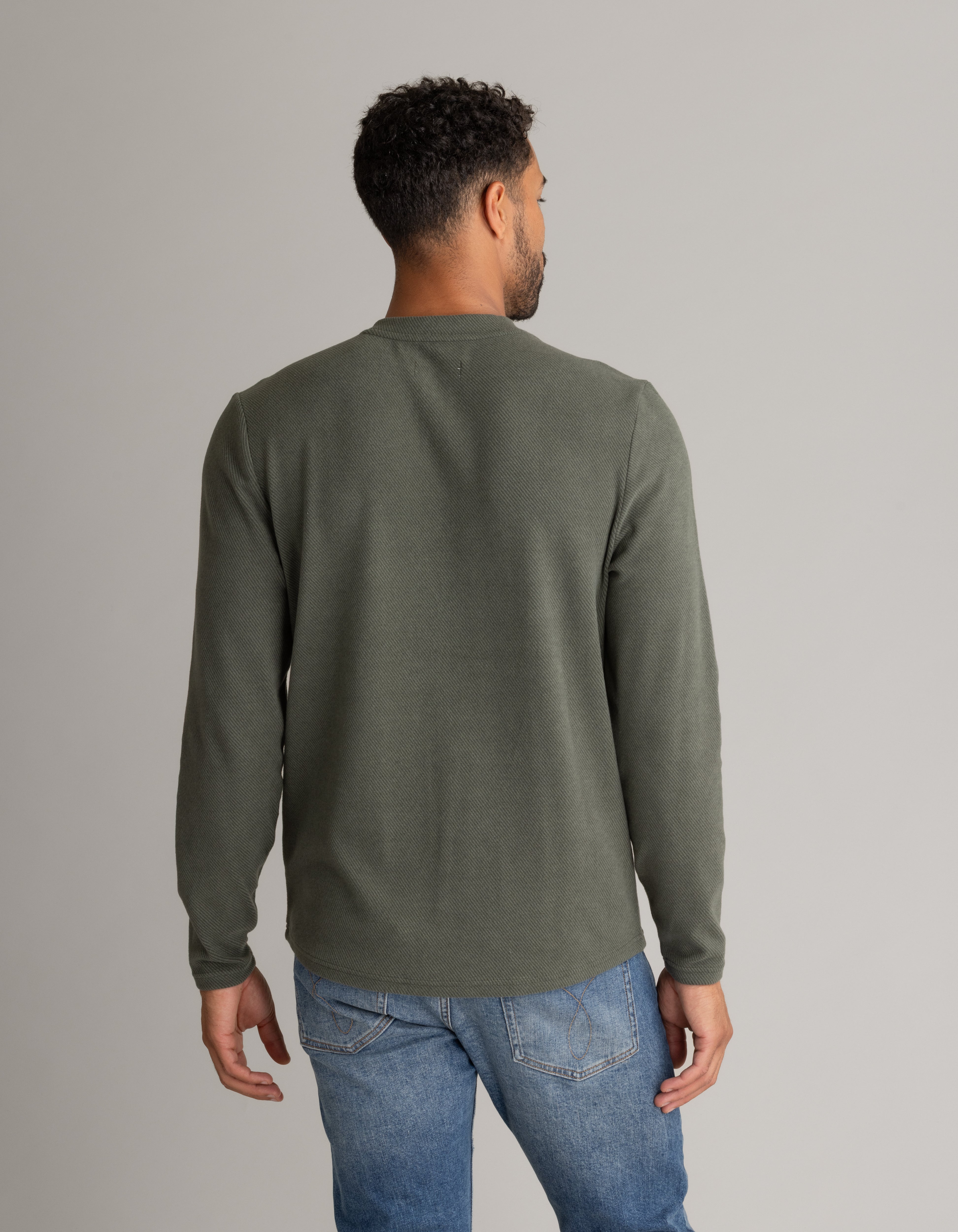 Men's Lichen Stretch Flannel Henley - LIV Outdoor