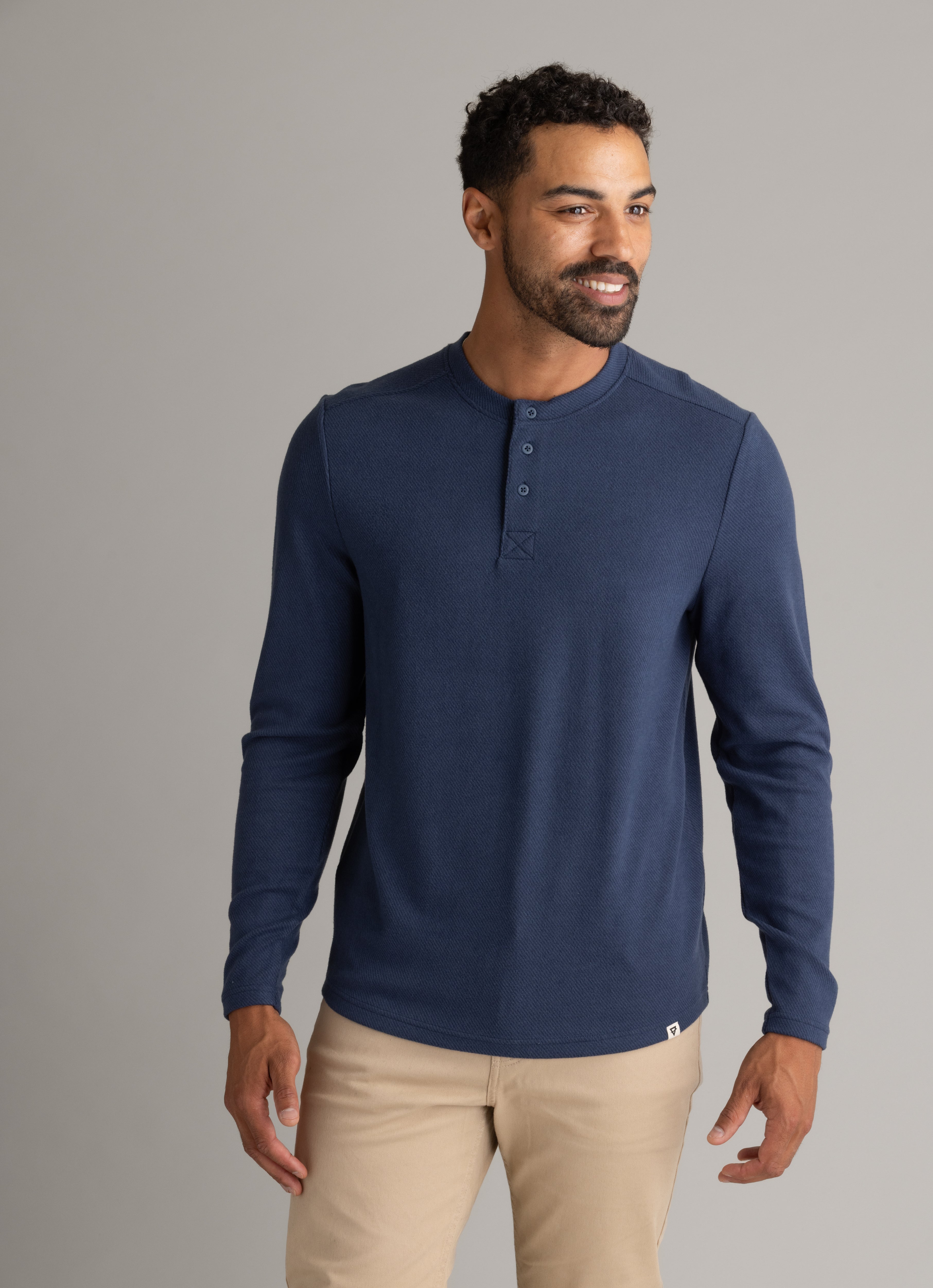 Men's Lichen Stretch Flannel Henley - LIV Outdoor