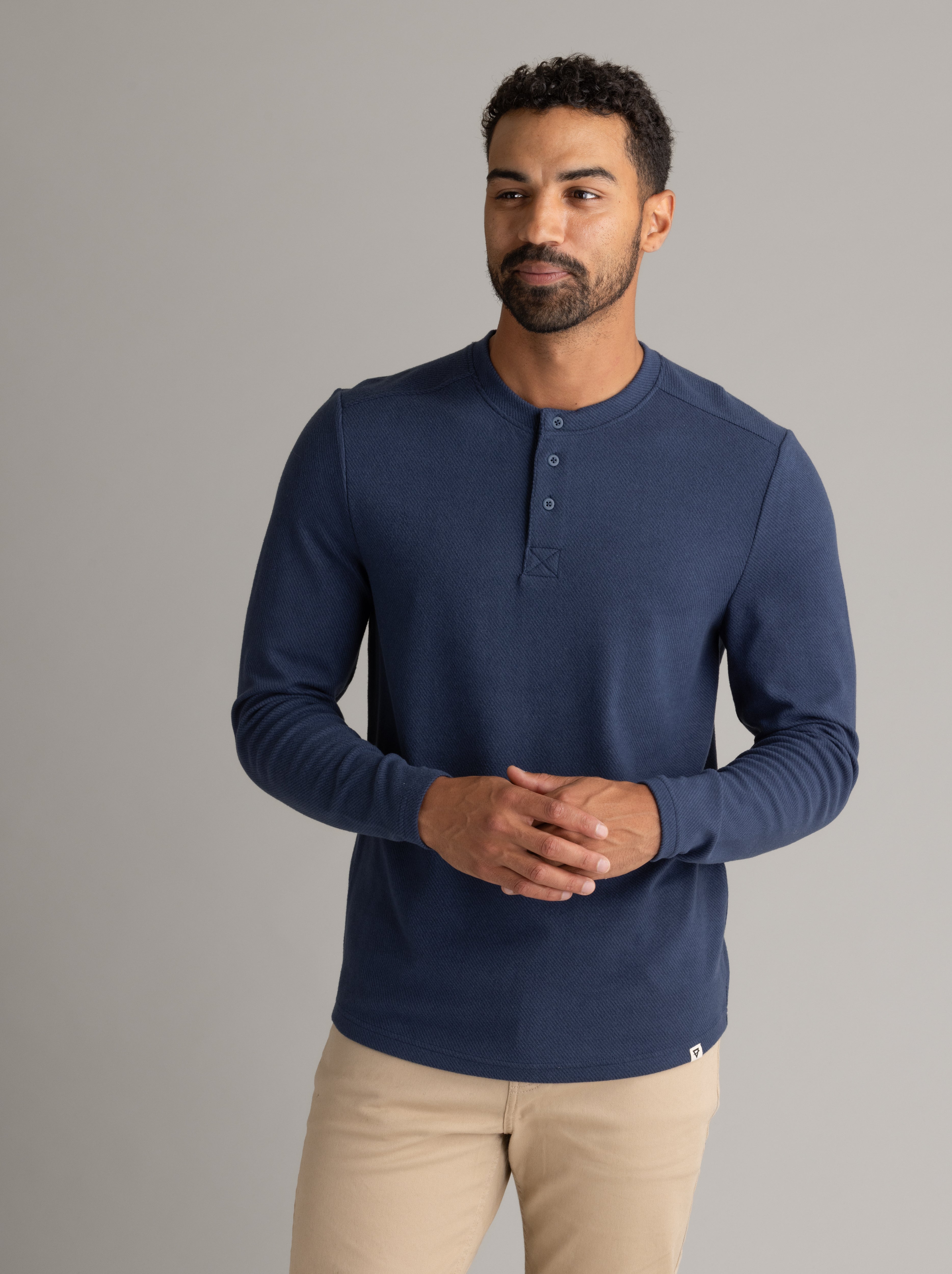 Men's Lichen Stretch Flannel Henley - LIV Outdoor
