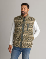 Men's Subzero Heavy Printed Fleece Vest - LIV Outdoor