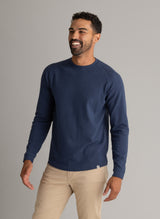 Men's Lichen Stretch Flannel Raglan Crew - LIV Outdoor