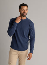 Men's Lichen Stretch Flannel Raglan Crew - LIV Outdoor