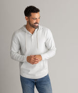 Men's Lichen Stretch Flannel Hooded Henley - LIV Outdoor