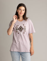 Women's Reagan Oversized Graphic Tee - Stonewashed  in Plus Size - LIV Outdoor