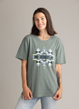Women's Reagan Oversized Graphic Tee - Stonewashed  in Plus Size - LIV Outdoor