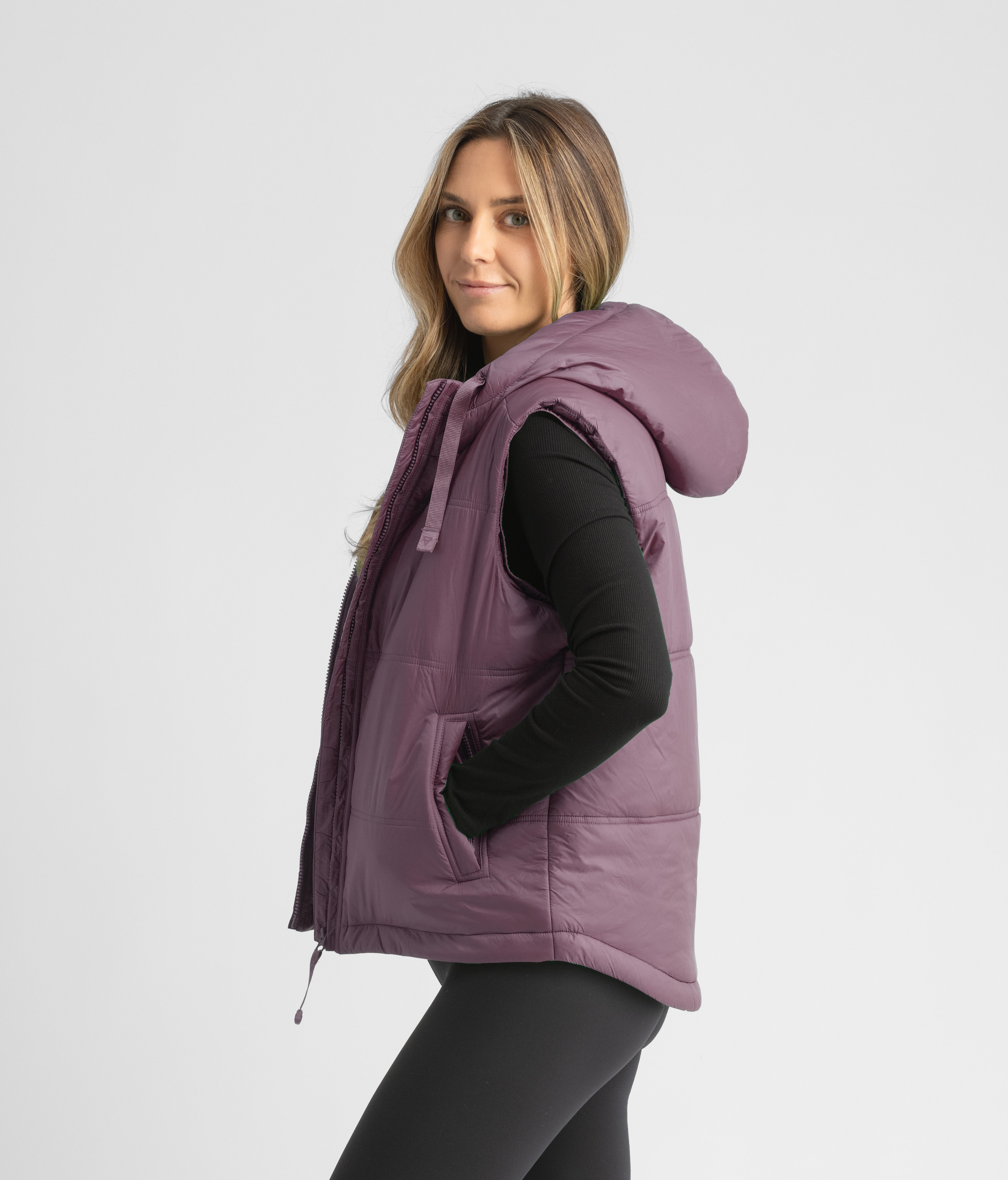 Women's Daphne Super Soft Hooded Puffer Vest - LIV Outdoor