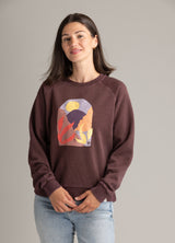 Women's Gabriella Graphic Raglan Crew - Stonewashed - LIV Outdoor