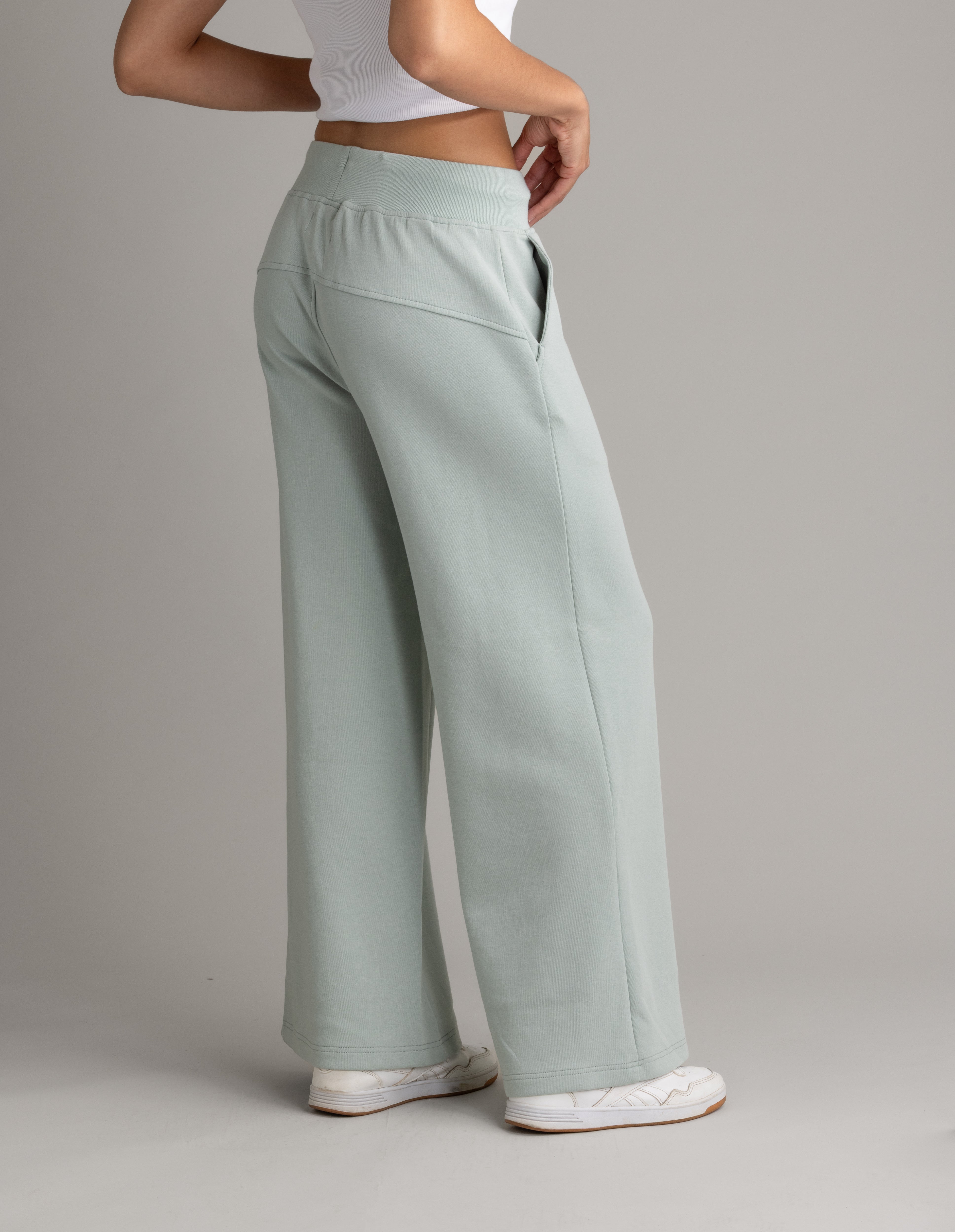 Women's Isla Cotton Stretch Double Jersey Wide Leg Pant - LIV Outdoor