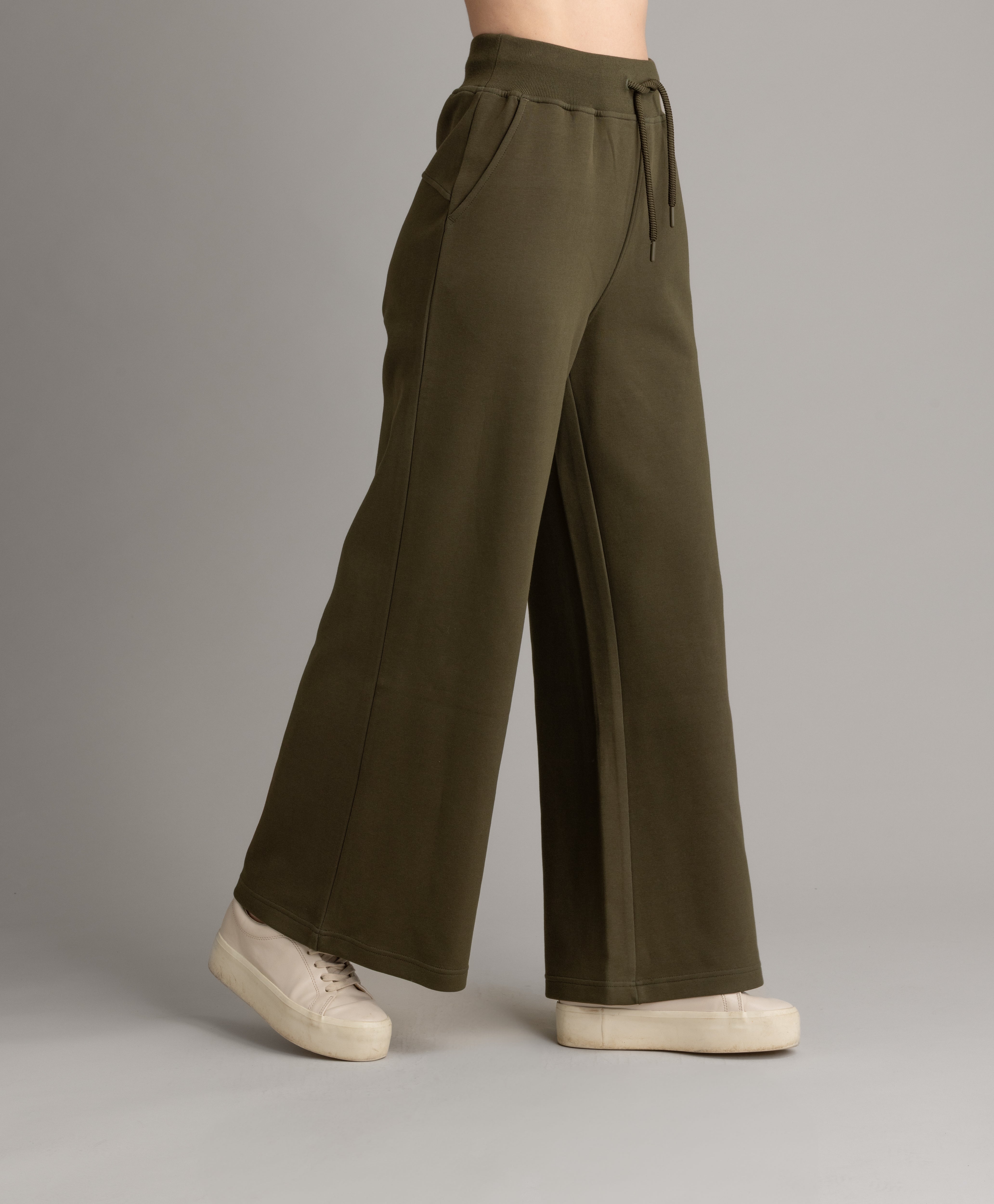 Women's Isla Cotton Stretch Double Jersey Wide Leg Pant - LIV Outdoor