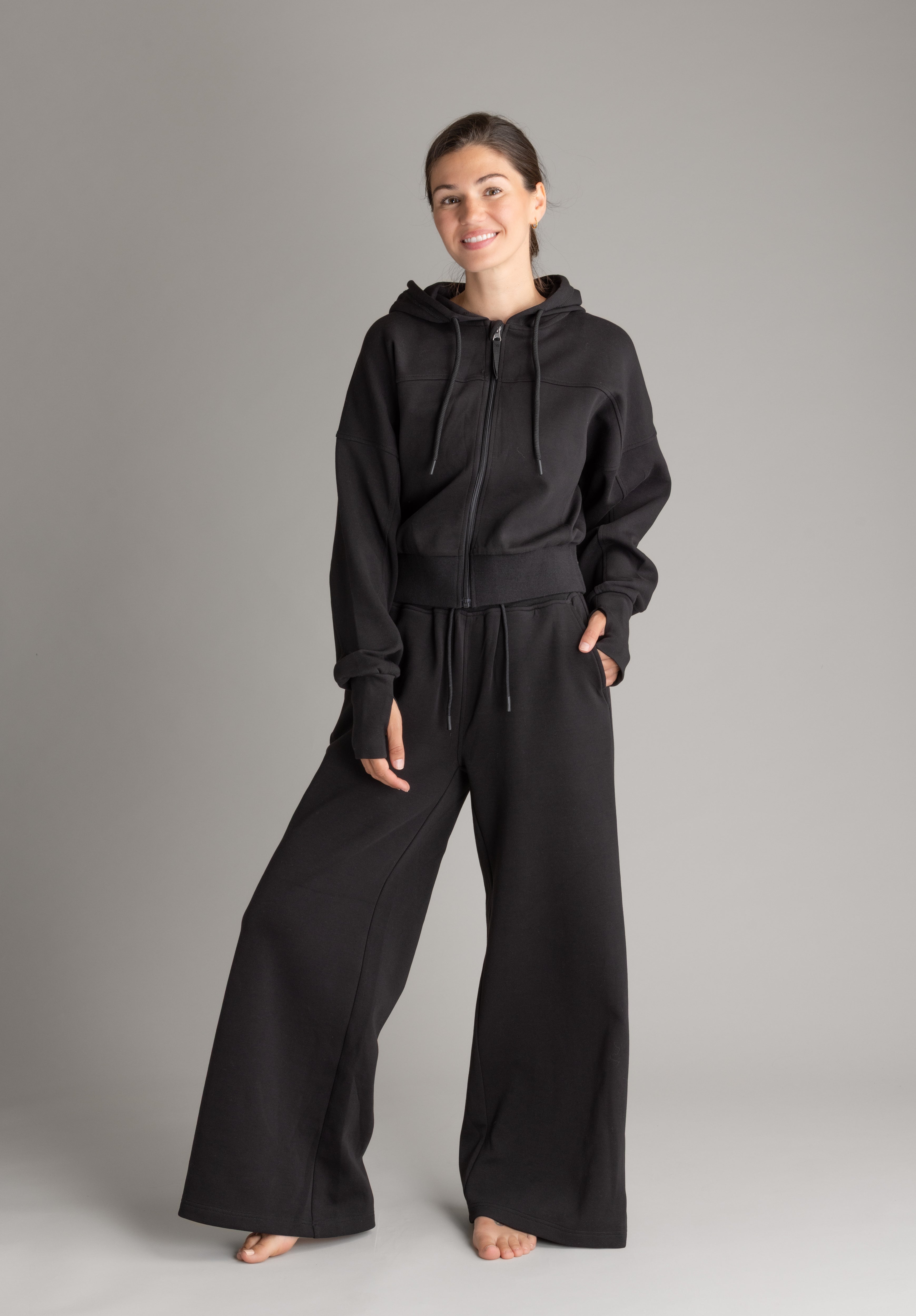 Women's Isla Cotton Stretch Double Jersey Wide Leg Pant - LIV Outdoor