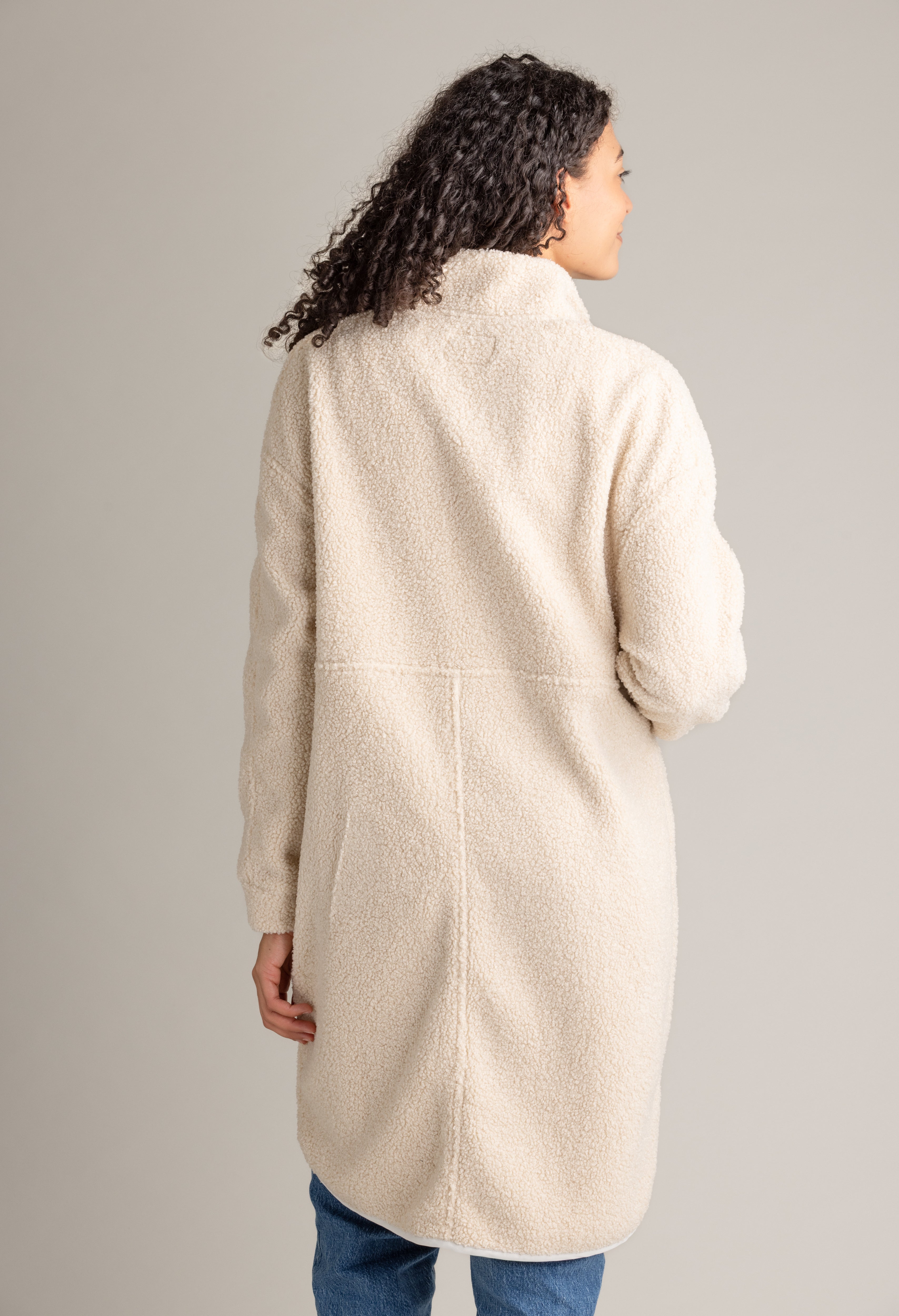 Women's Cori Boucle Long Coat - LIV Outdoor