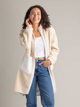 Women's Cori Boucle Long Coat - LIV Outdoor