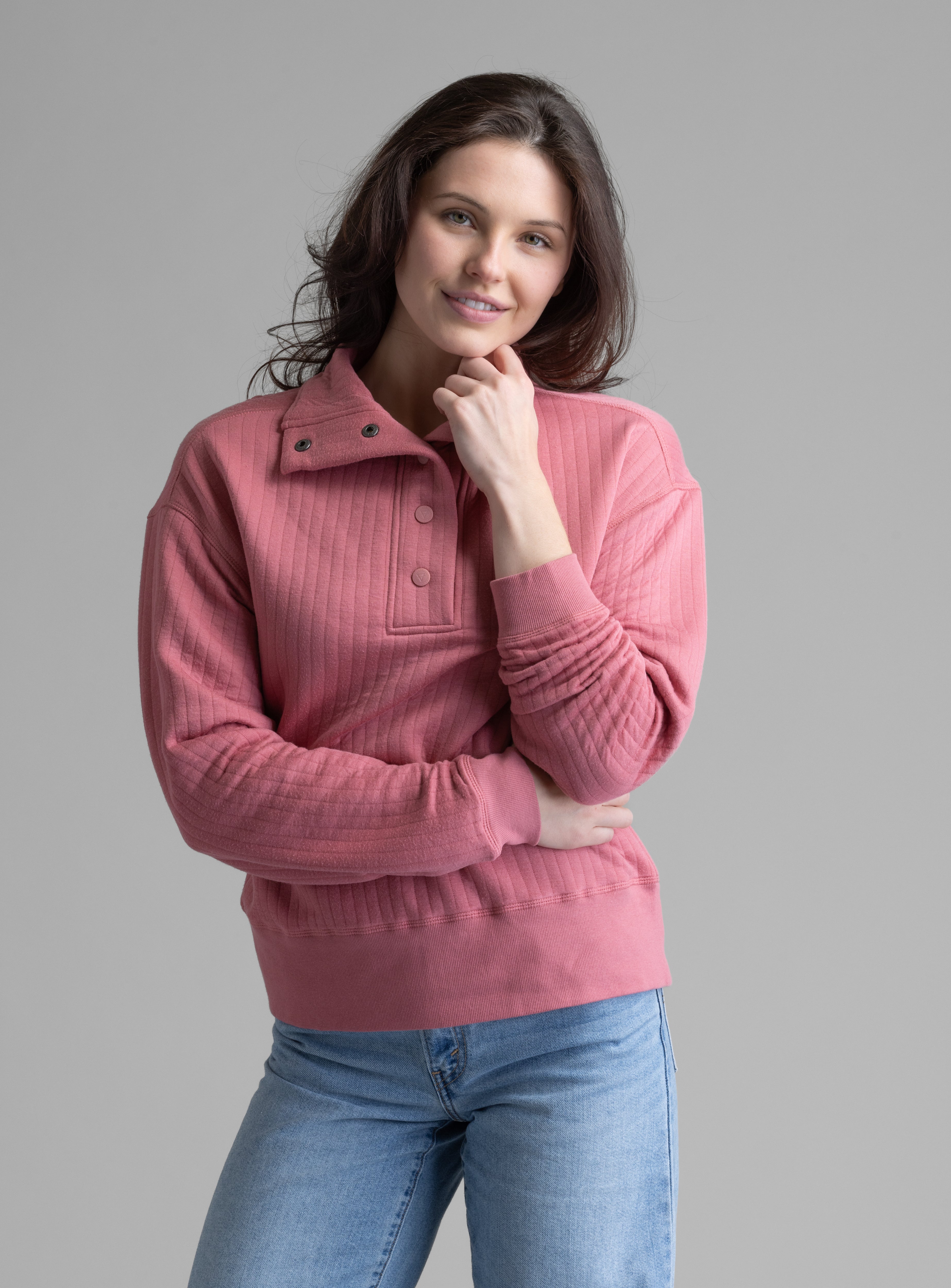 Women's Lucia Vertial Quilt Pullover - LIV Outdoor