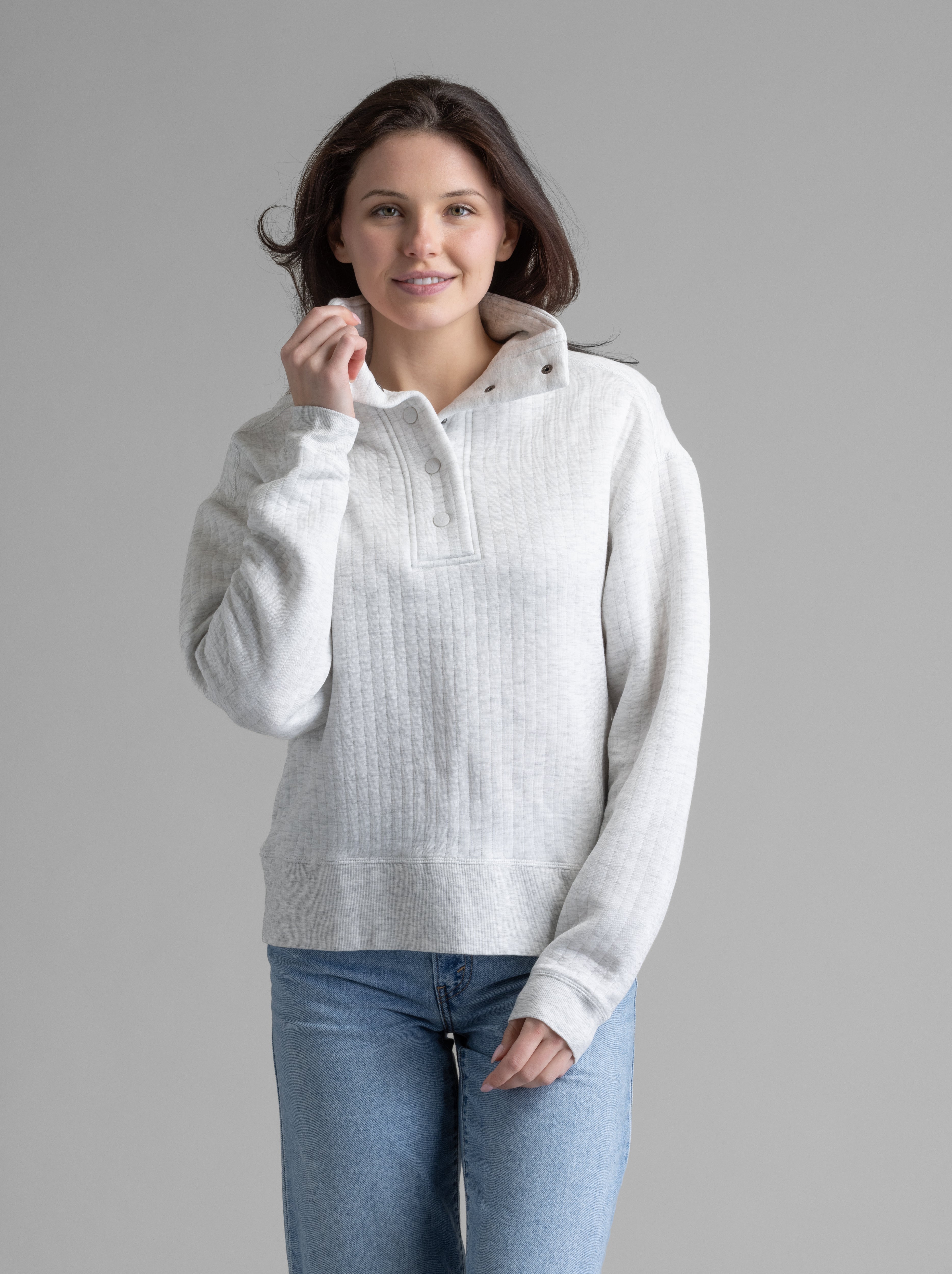 Women's Lucia Vertial Quilt Pullover - LIV Outdoor