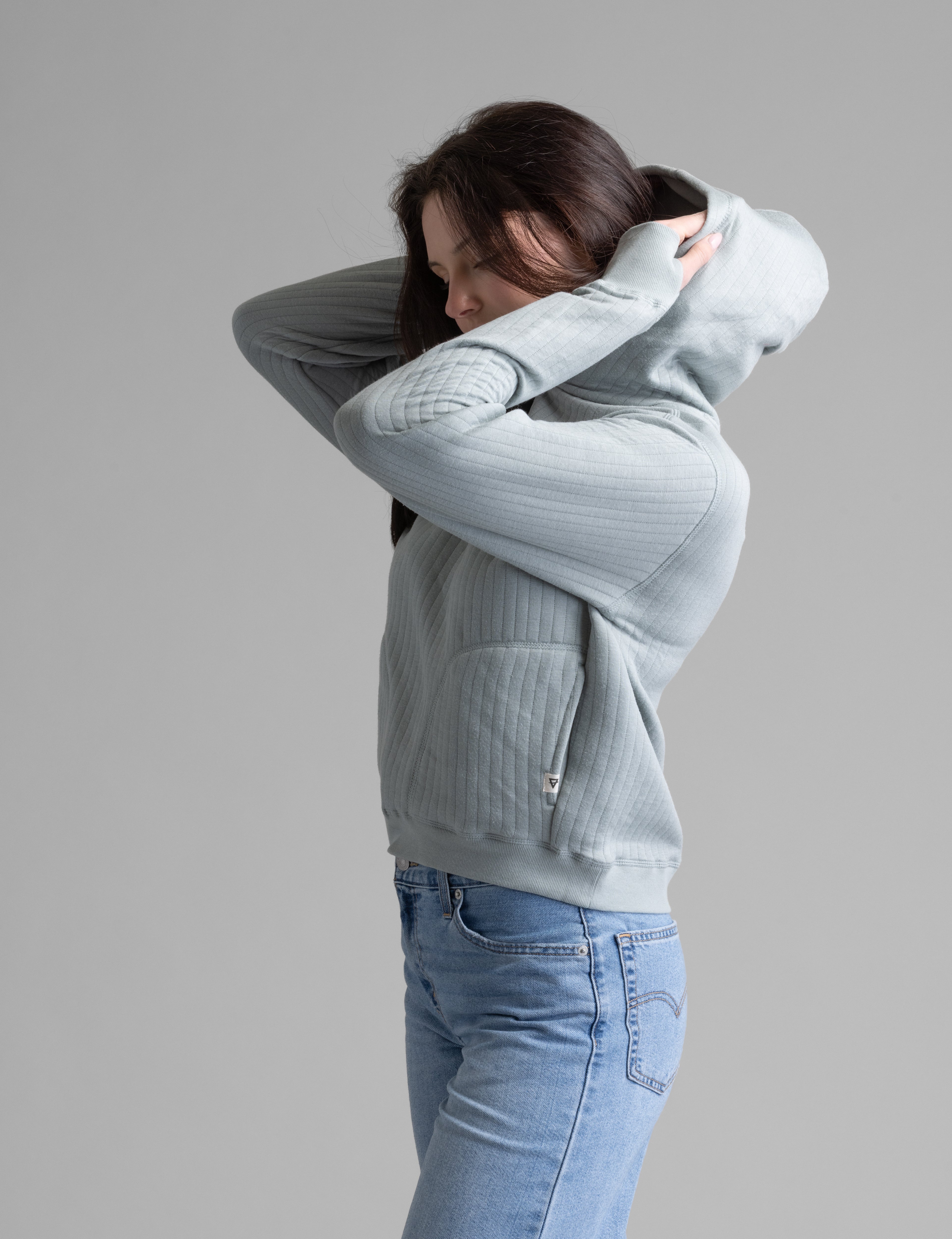 Women's Lucia Vertical Quilt Hooded Pullover - LIV Outdoor