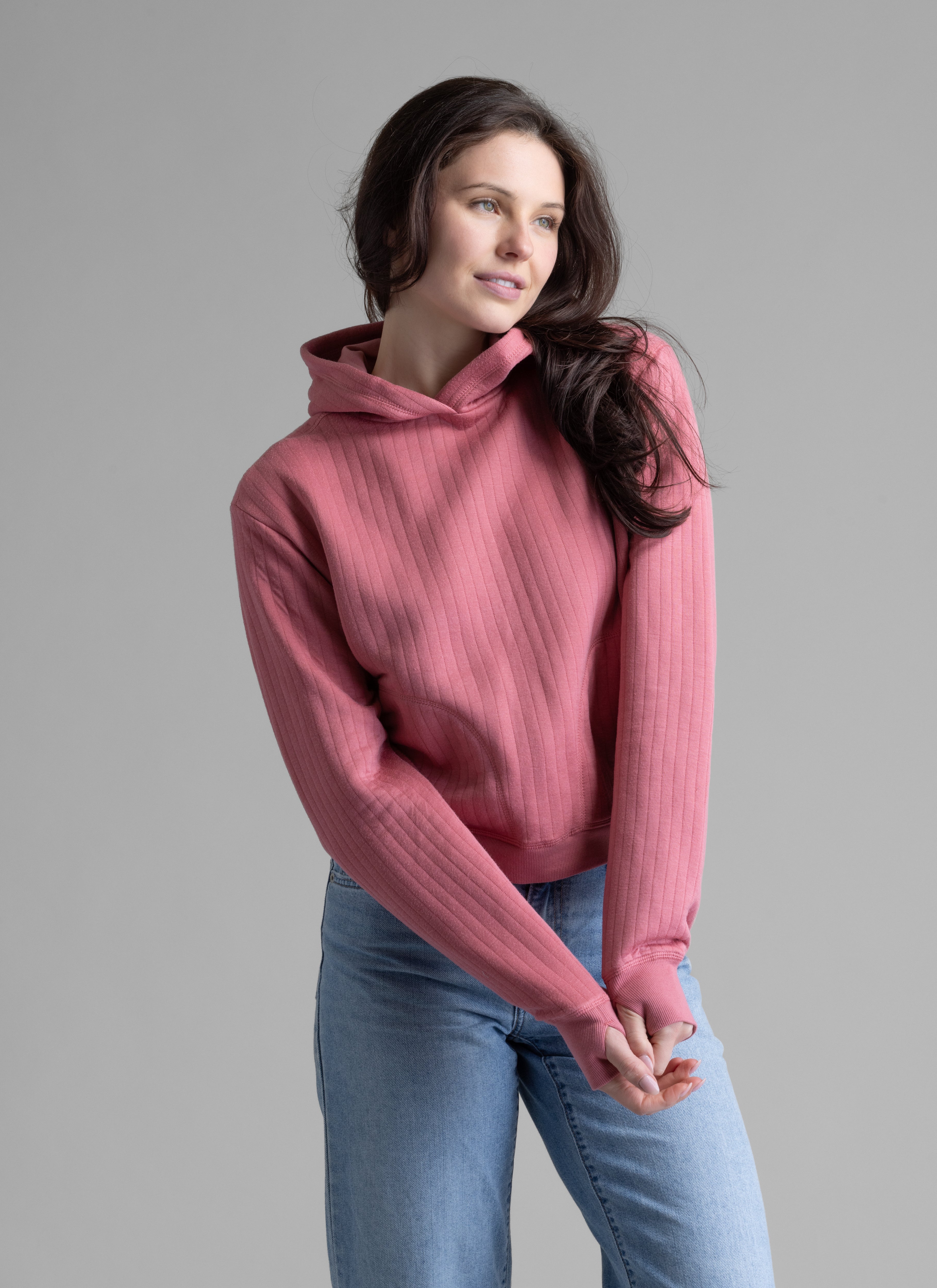 Women's Lucia Vertical Quilt Hooded Pullover - LIV Outdoor