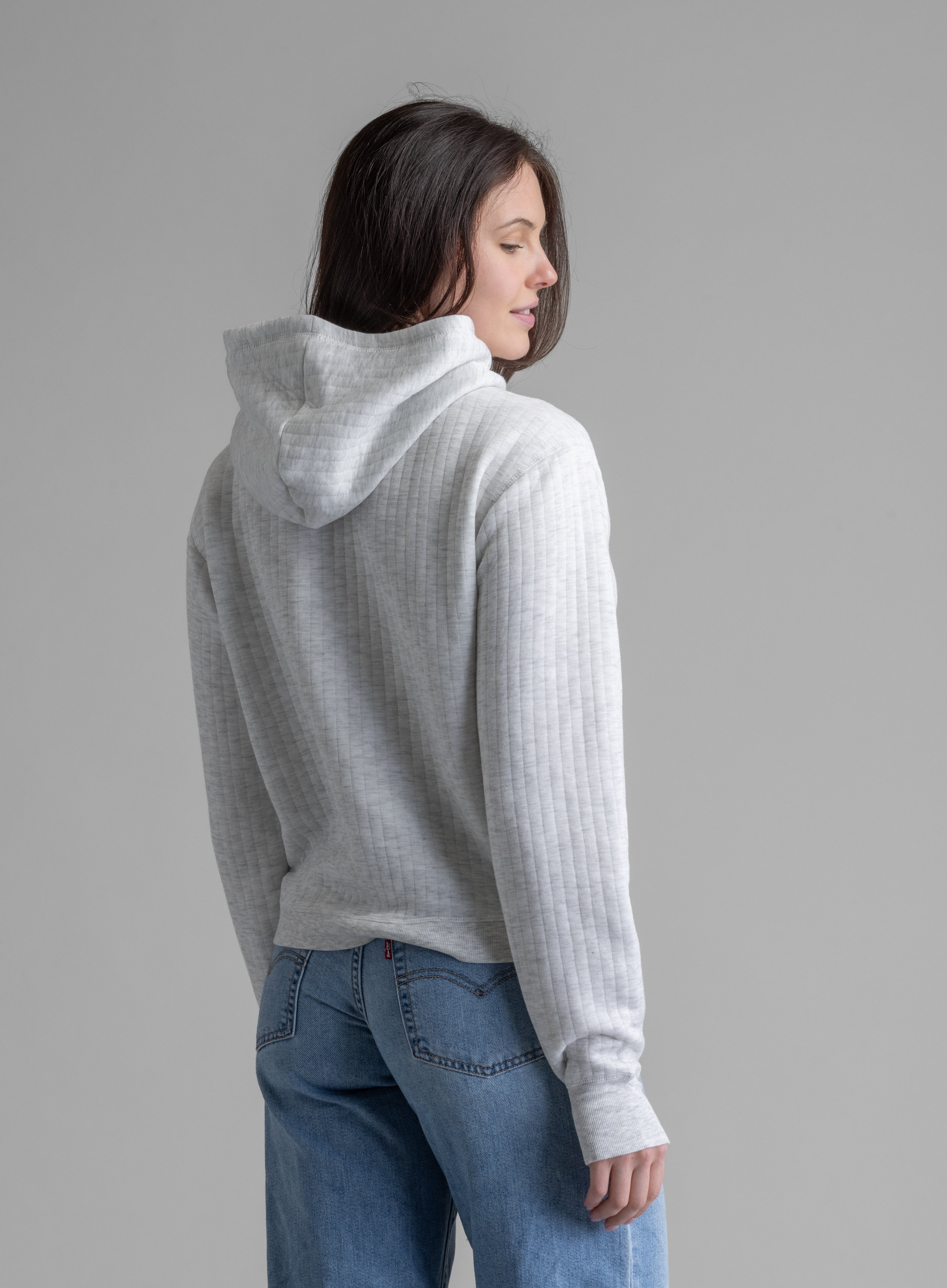 Women's Lucia Vertical Quilt Hooded Pullover - LIV Outdoor