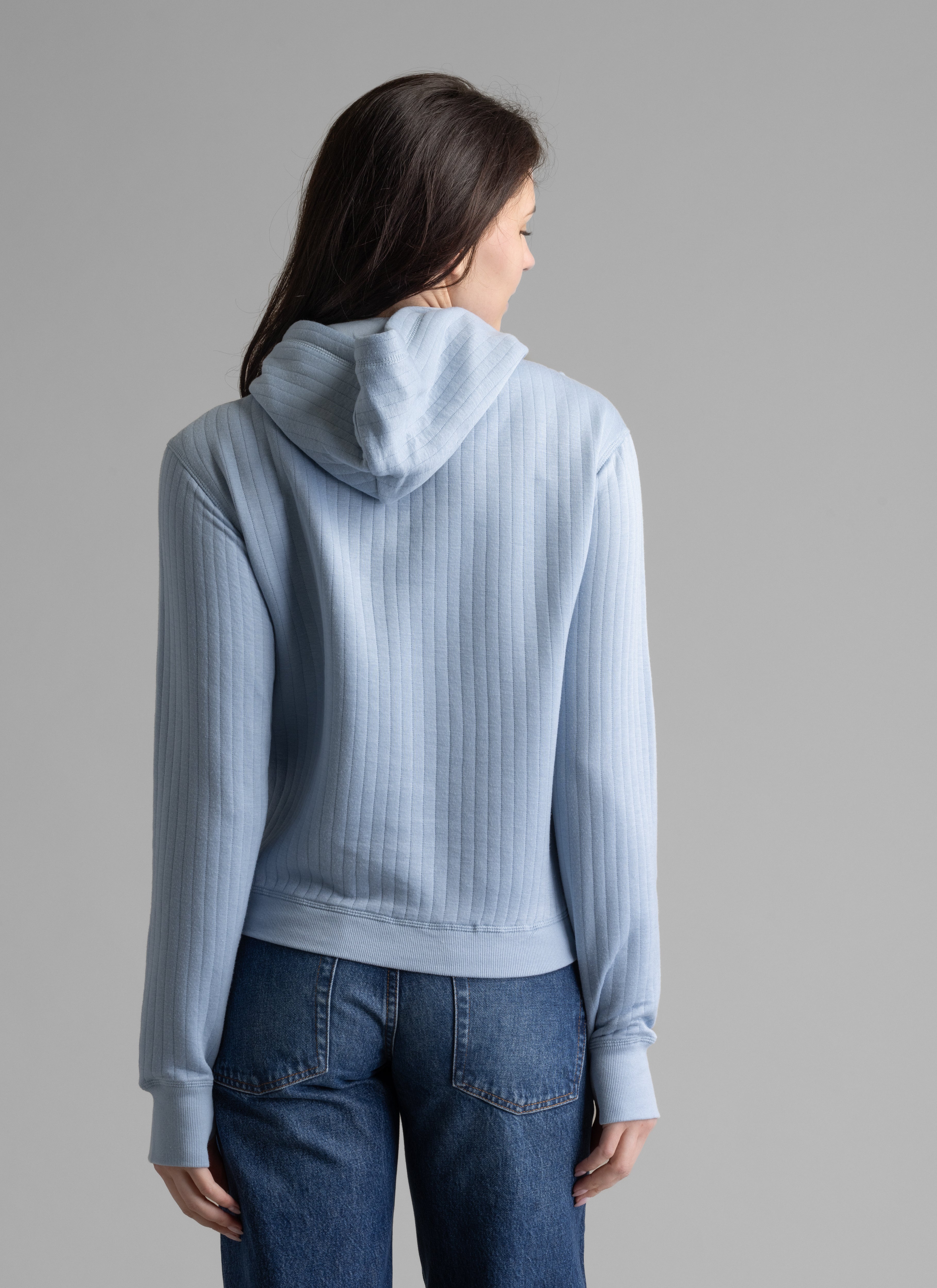 Women's Lucia Vertical Quilt Hooded Pullover - LIV Outdoor