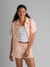 Women's Sunset Towel Terry Button Down - LIV Outdoor