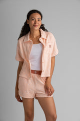 Women's Sunset Towel Terry Button Down - LIV Outdoor