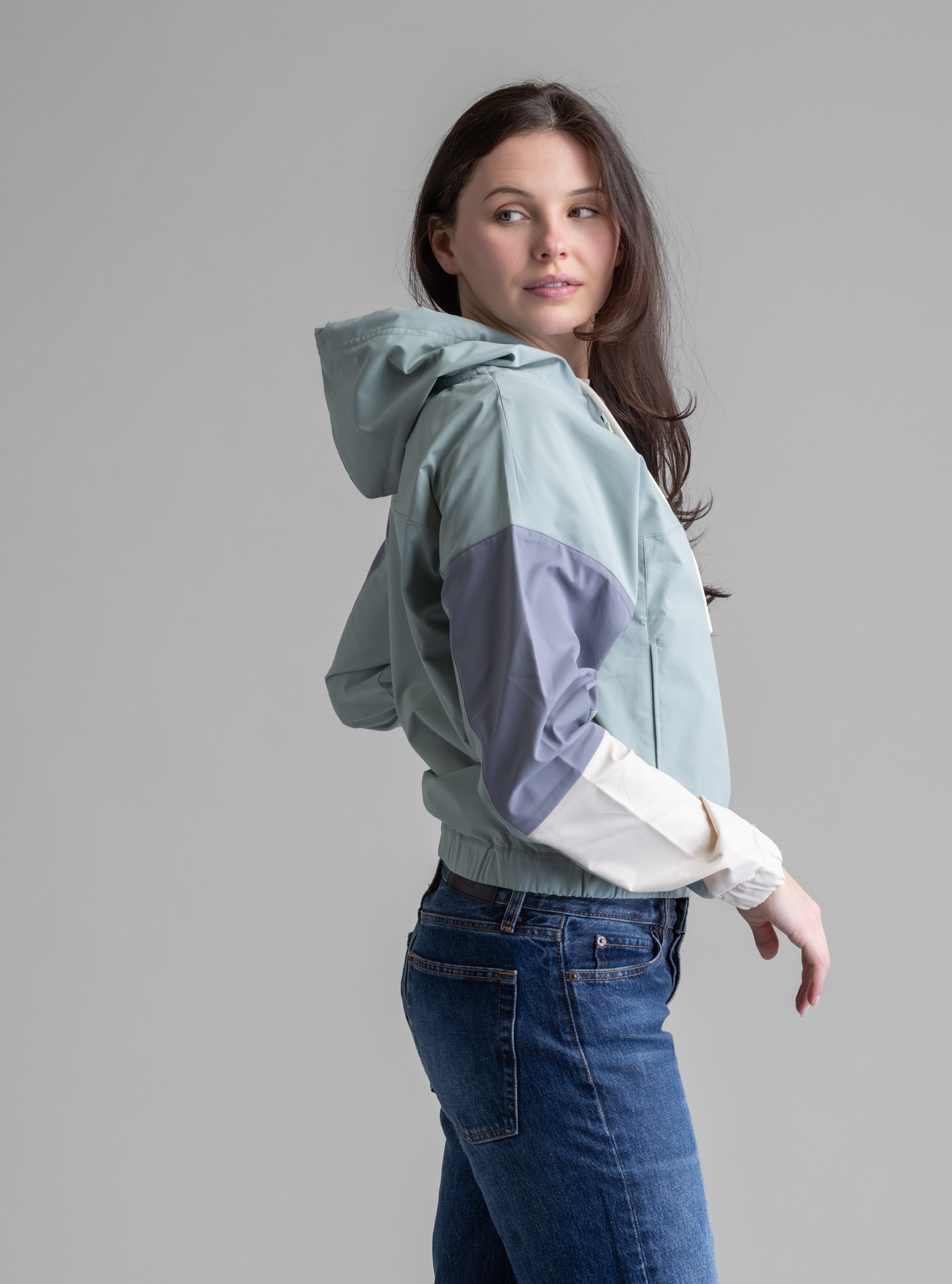 Women's Cenna Pullover Windbreaker Hoodie - LIV Outdoor