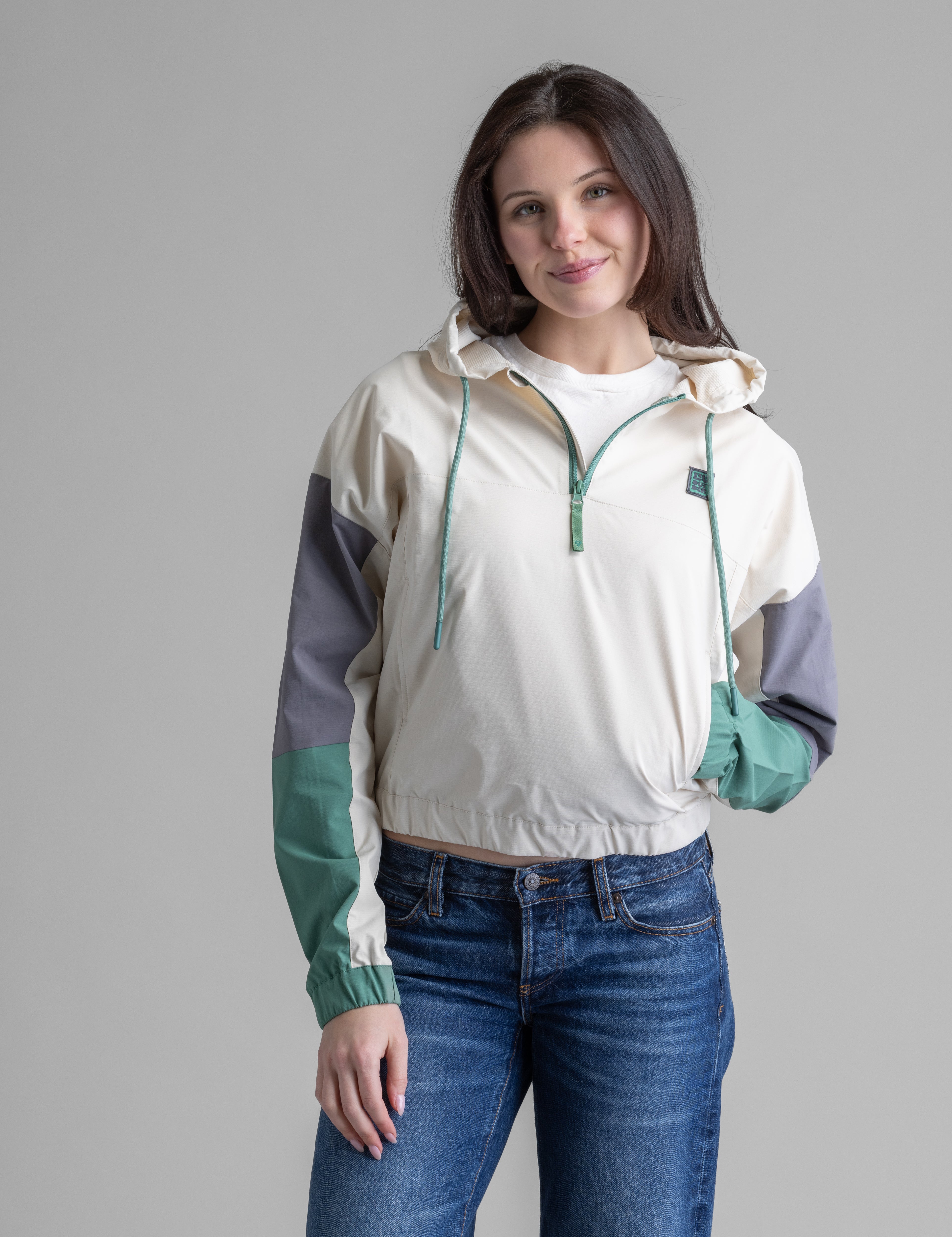 Women's Cenna Pullover Windbreaker Hoodie - LIV Outdoor