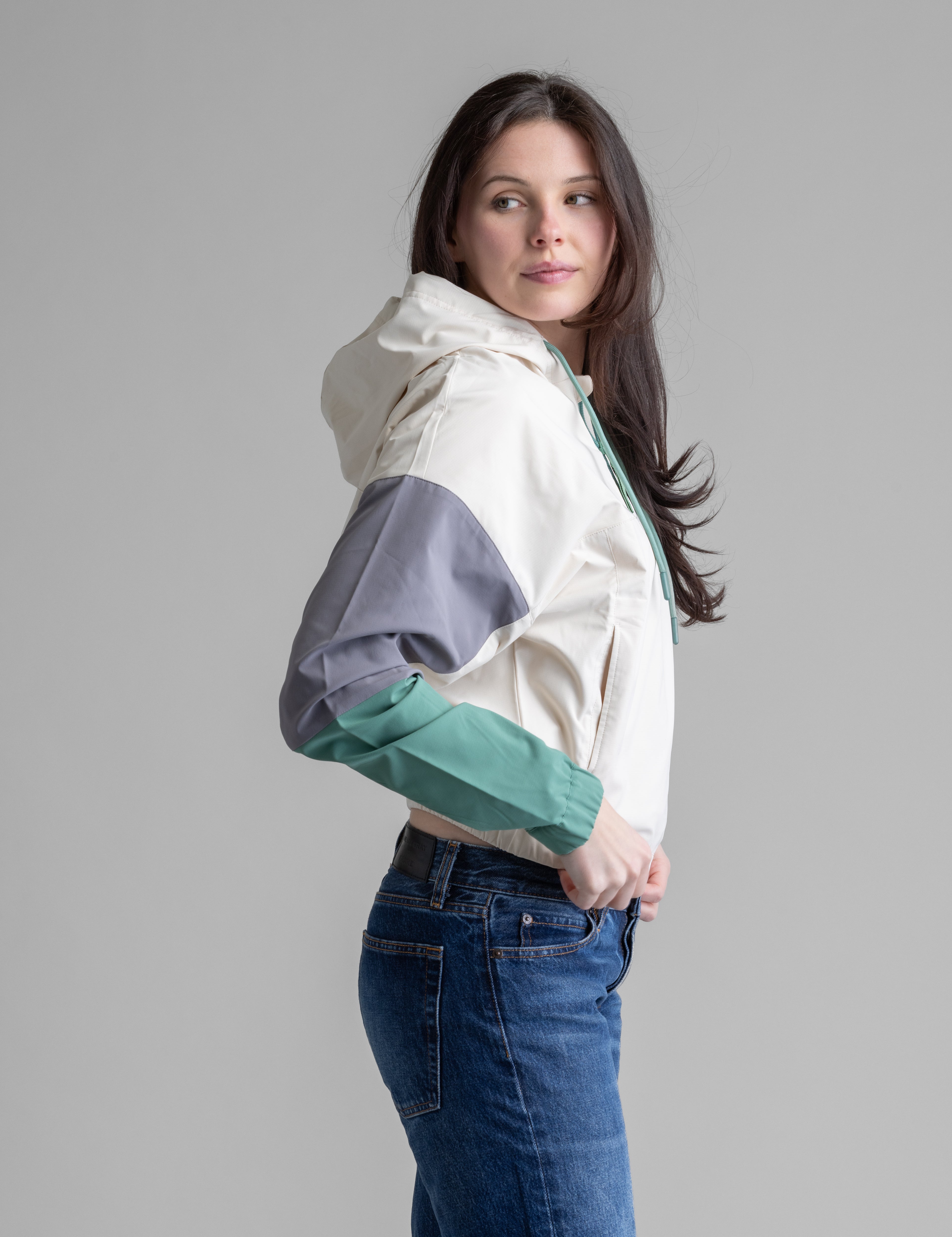 Women's Cenna Pullover Windbreaker Hoodie - LIV Outdoor