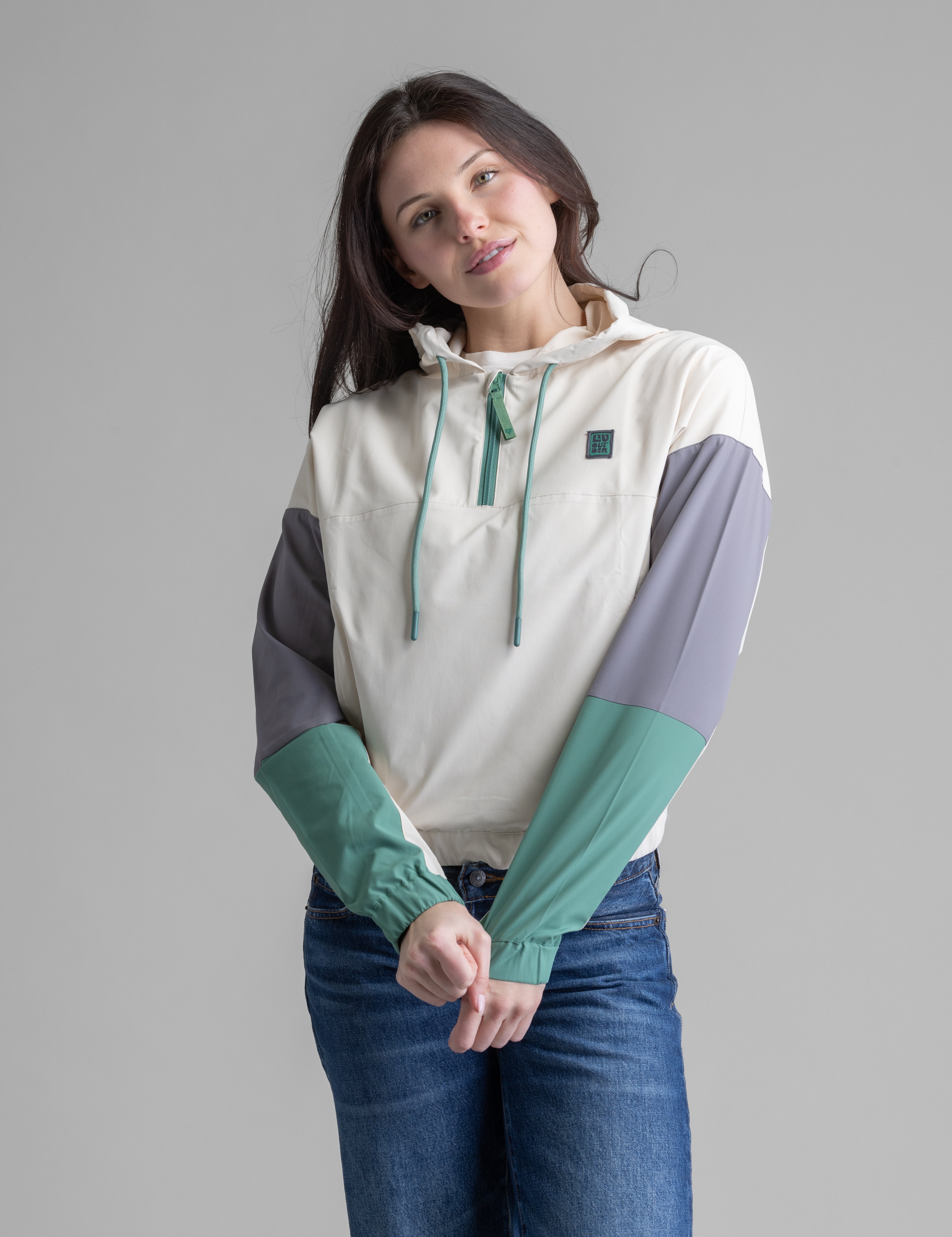 Women's Cenna Pullover Windbreaker Hoodie - LIV Outdoor