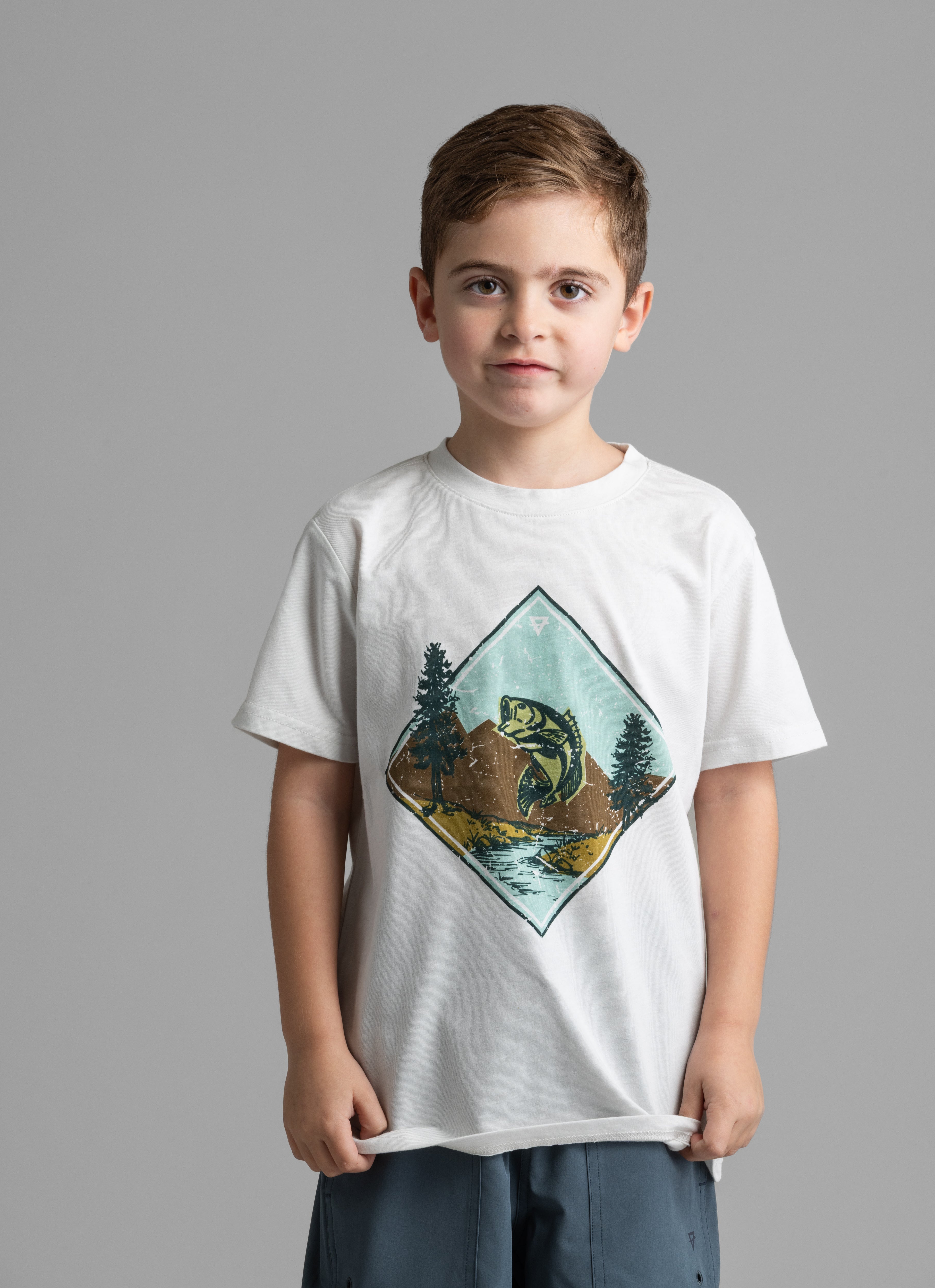 Unisex Kids Short Sleeve Graphic Tee - LIV Outdoor