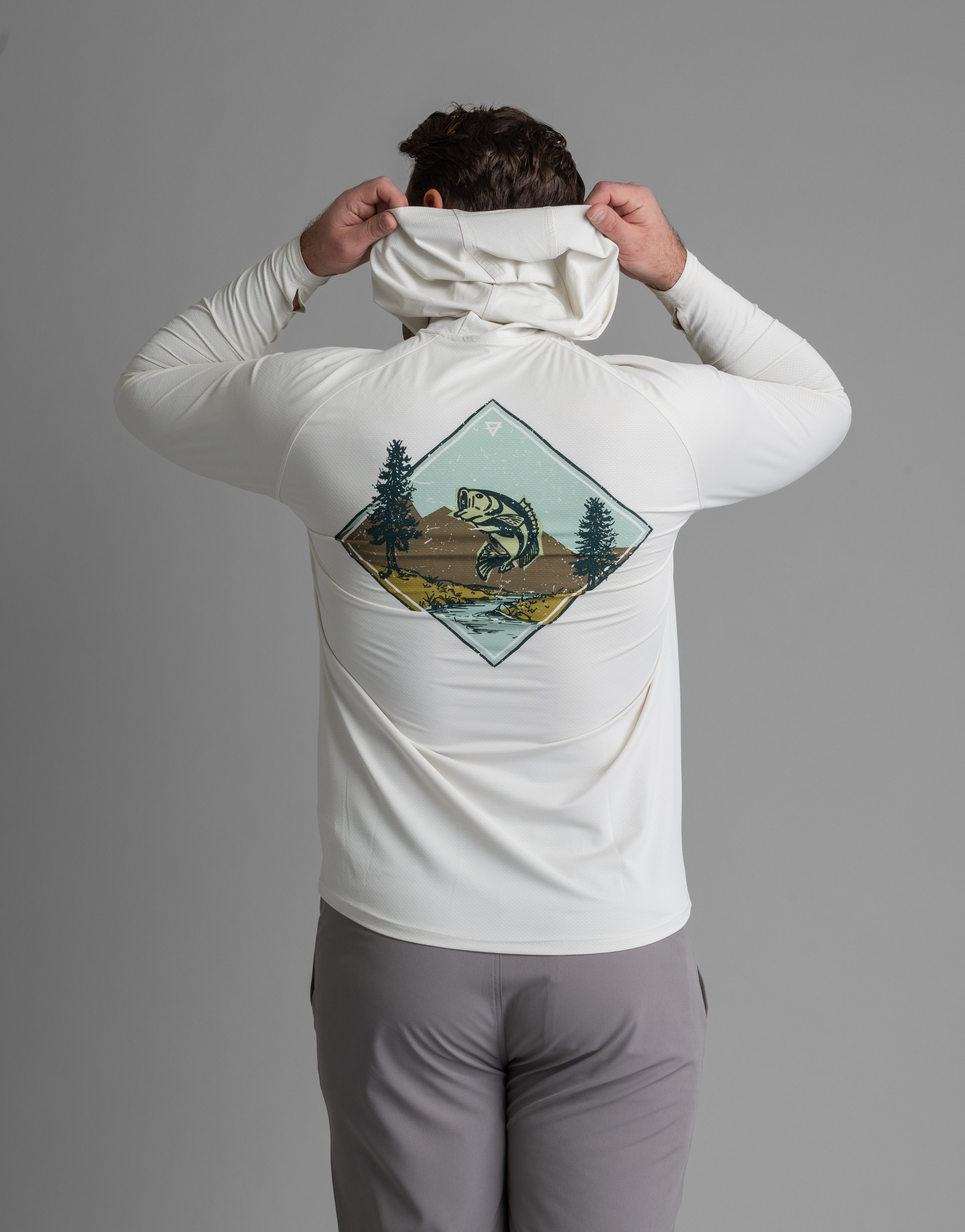 Men's Suncatcher UPF 50+ Stretch Mesh Kanga Hoody - LIV Outdoor