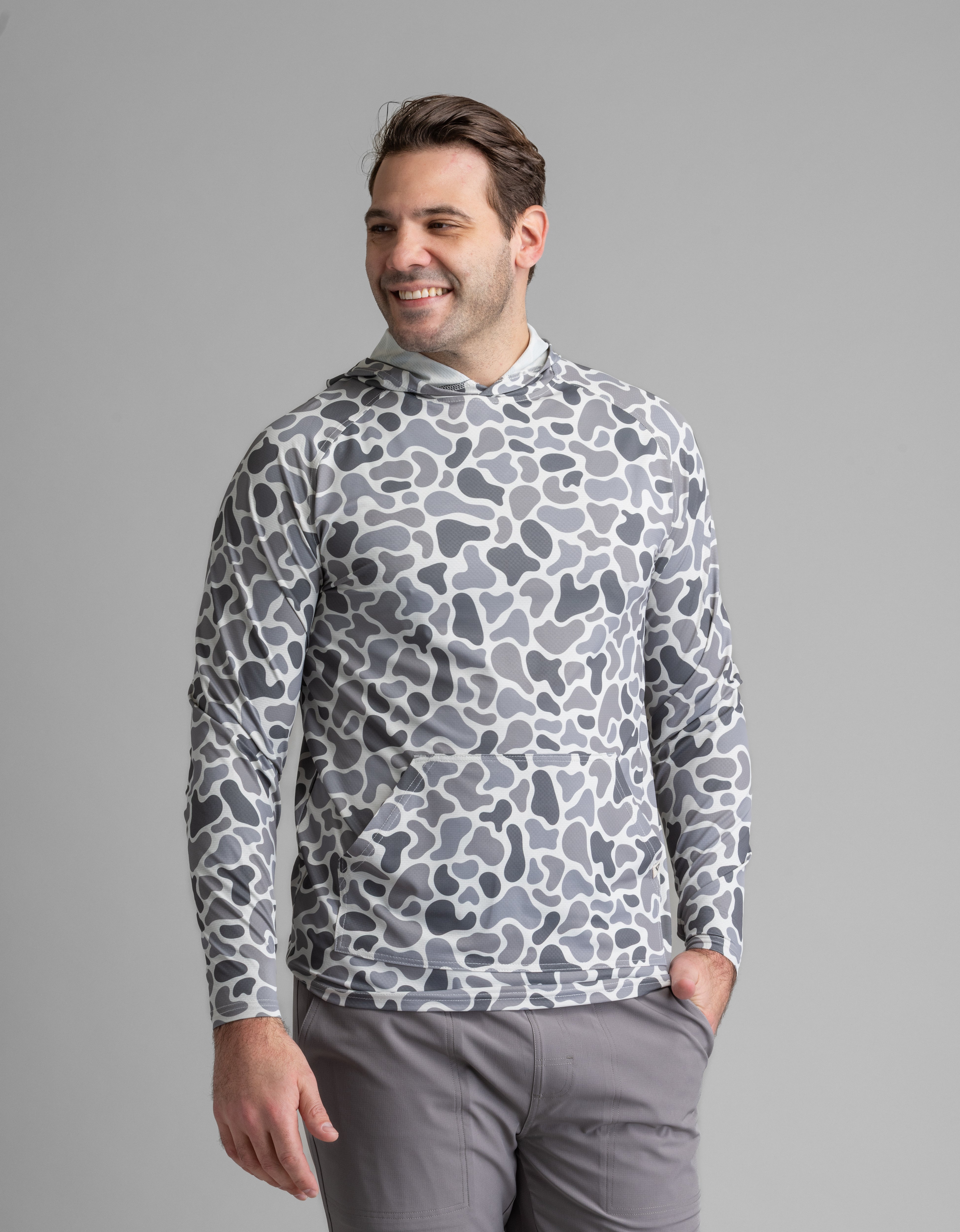 Men's Suncatcher UPF 50+ Stretch Mesh Kanga Hoody - LIV Outdoor