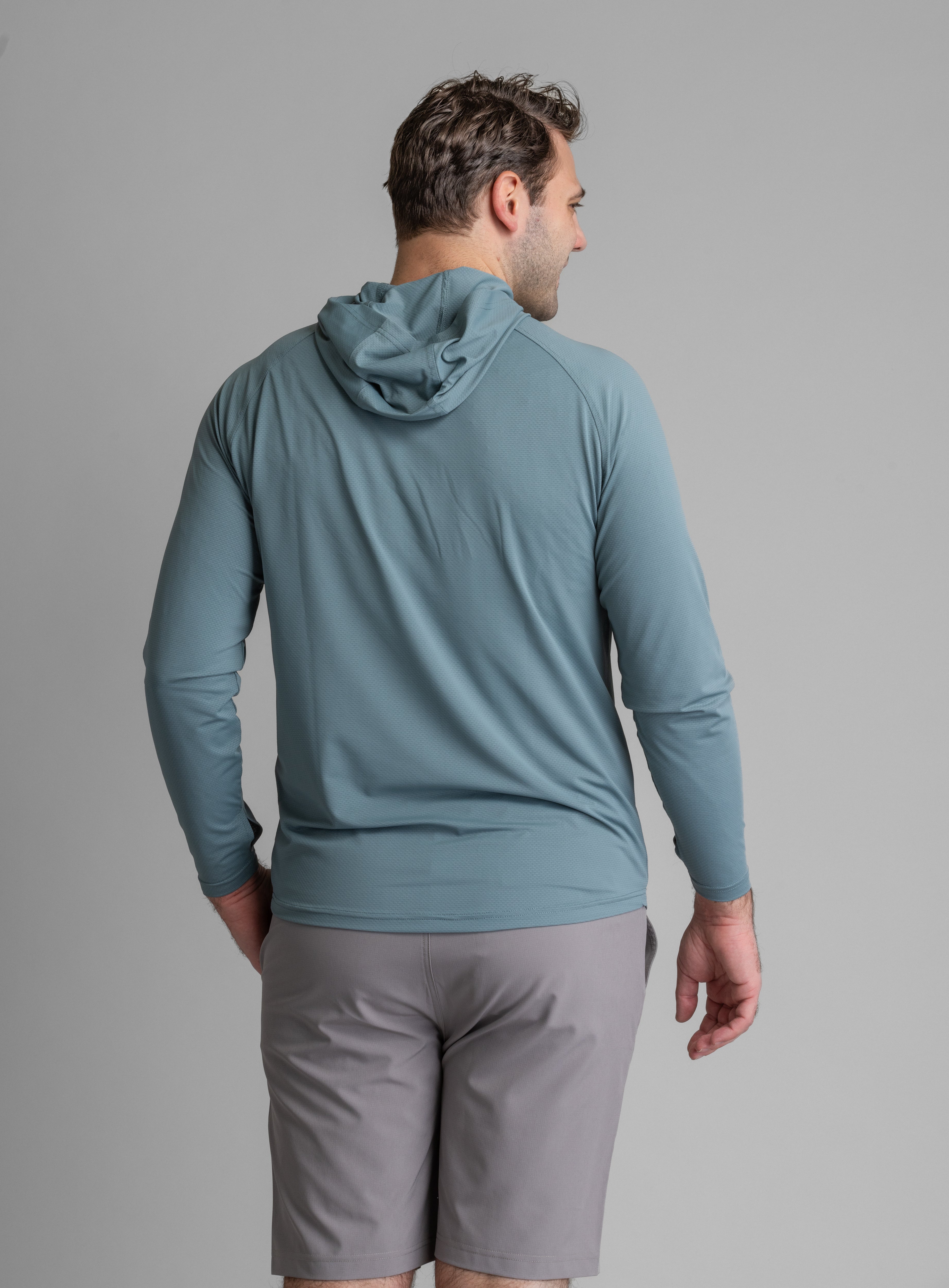 Men's Suncatcher UPF 50+ Stretch Mesh Kanga Hoody - LIV Outdoor