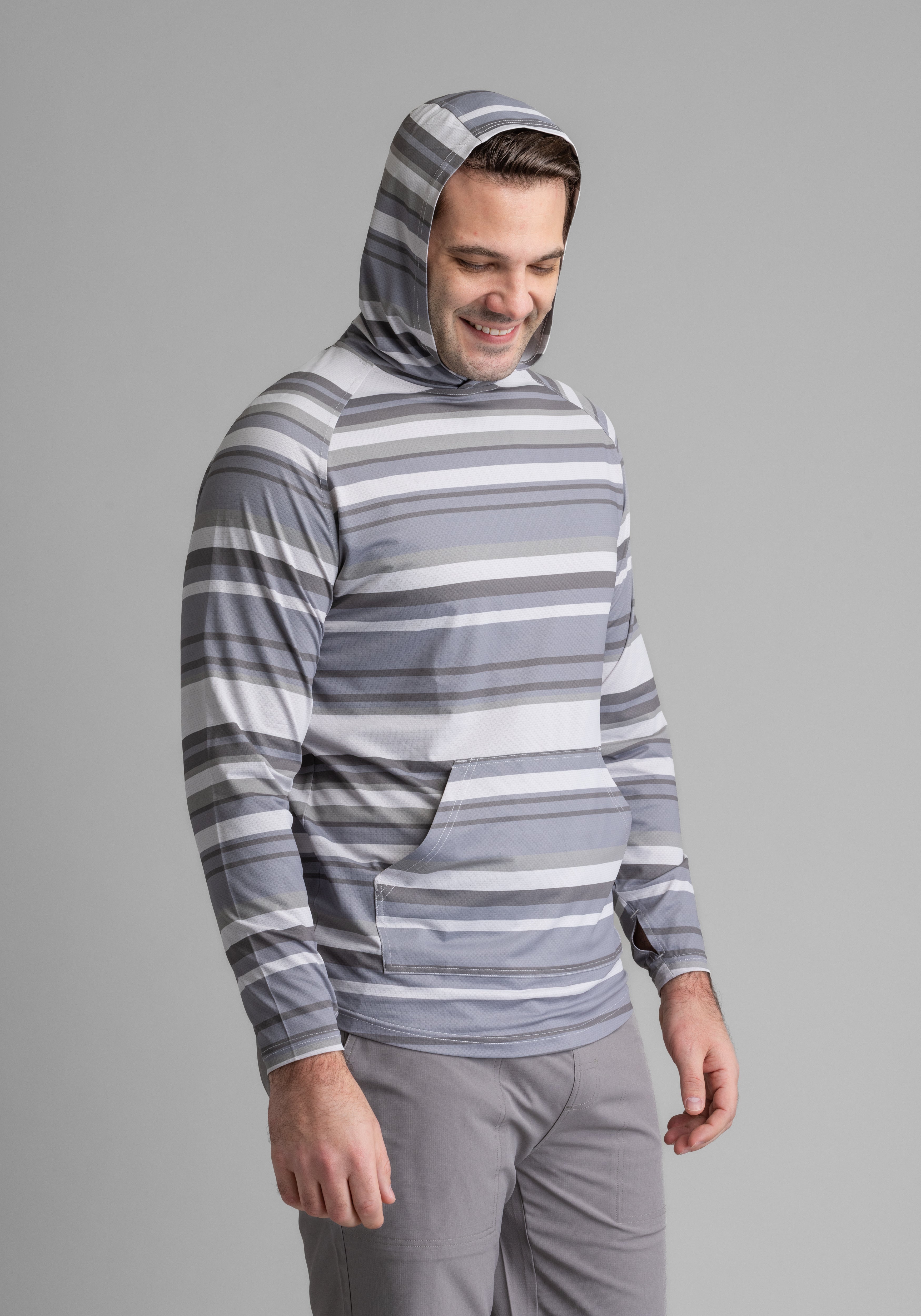 Men's Suncatcher UPF 50+ Stretch Mesh Kanga Hoody - LIV Outdoor