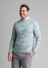 Men's Suncatcher UPF 50+ Stretch Mesh Printed Hoody - LIV Outdoor