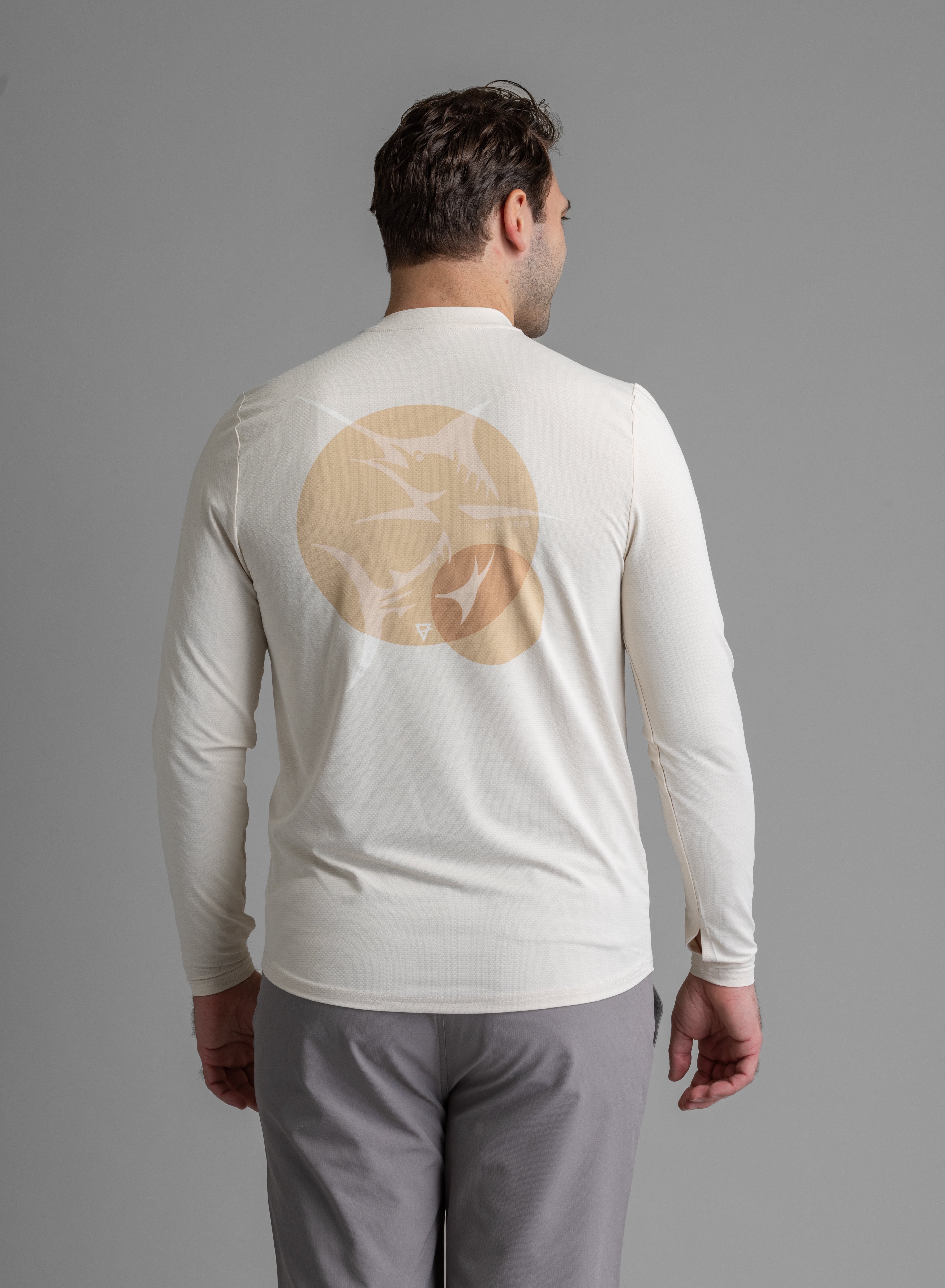 Men's Suncatcher UPF 50+ Stretch Mesh Graphic Crew - LIV Outdoor