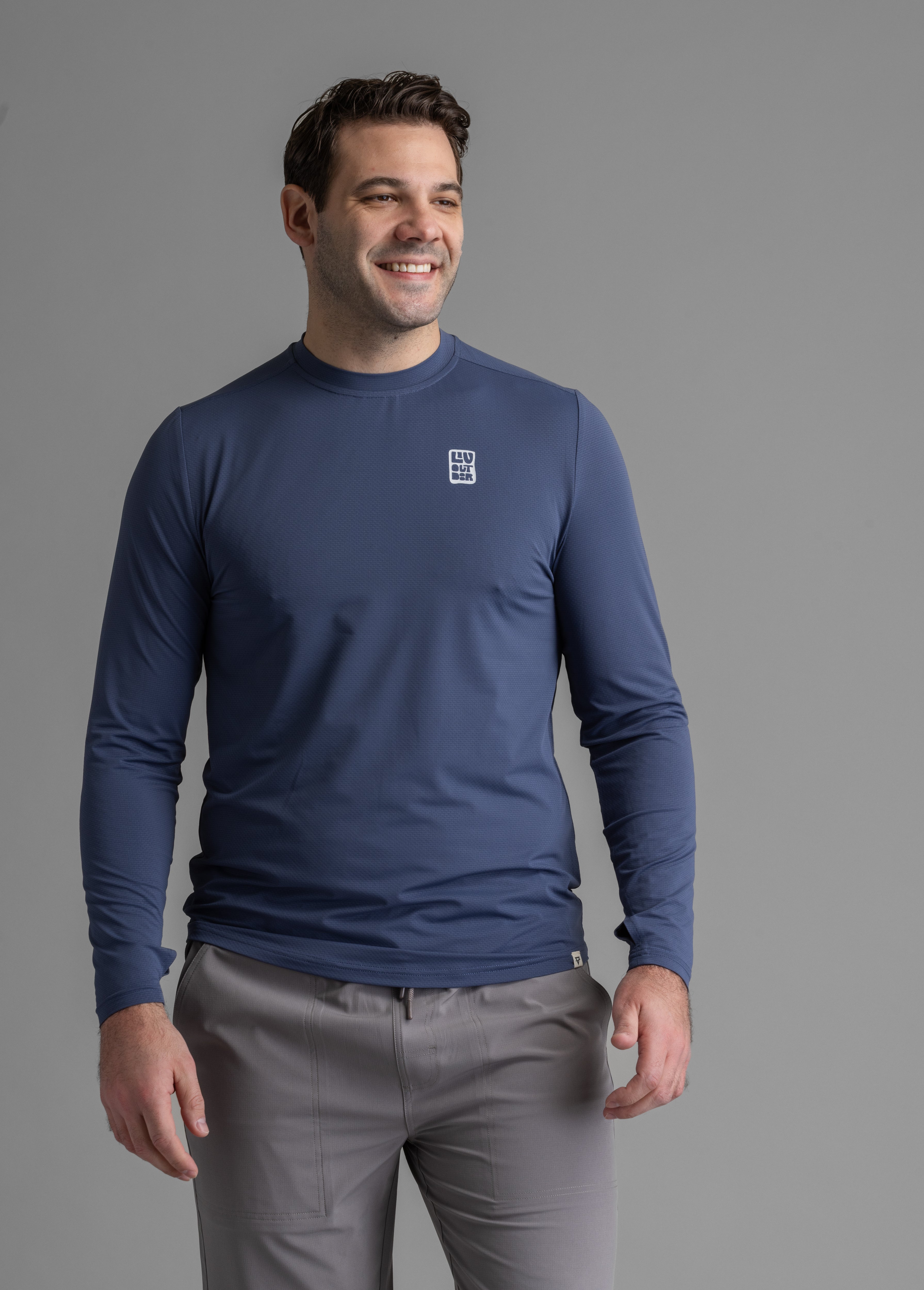 Men's Suncatcher UPF 50+ Stretch Mesh Graphic Crew - LIV Outdoor