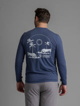 Men's Suncatcher UPF 50+ Stretch Mesh Graphic Crew - LIV Outdoor
