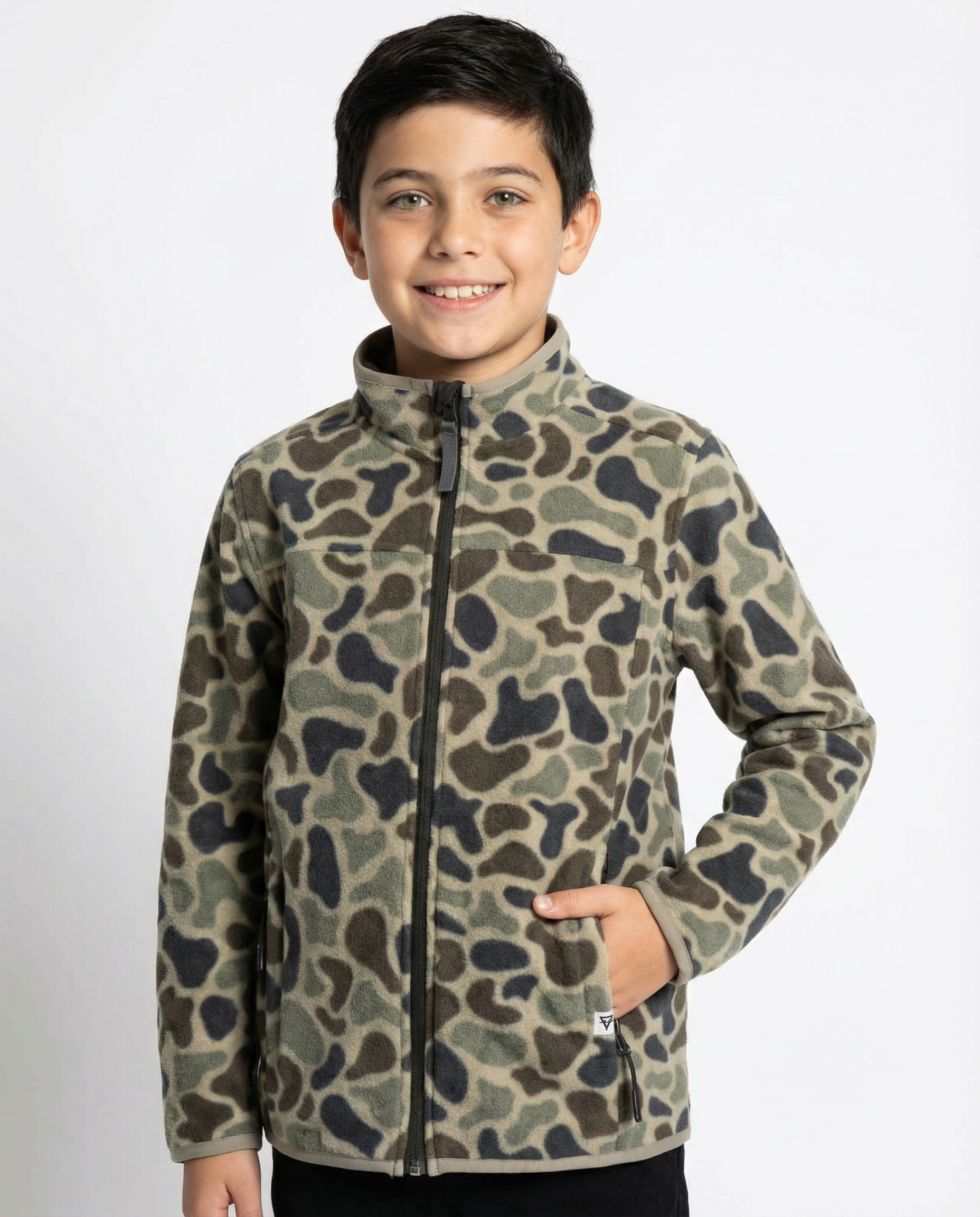 Unisex Trail Microfleece Printed Jacket - Youth Sizing - LIV Outdoor