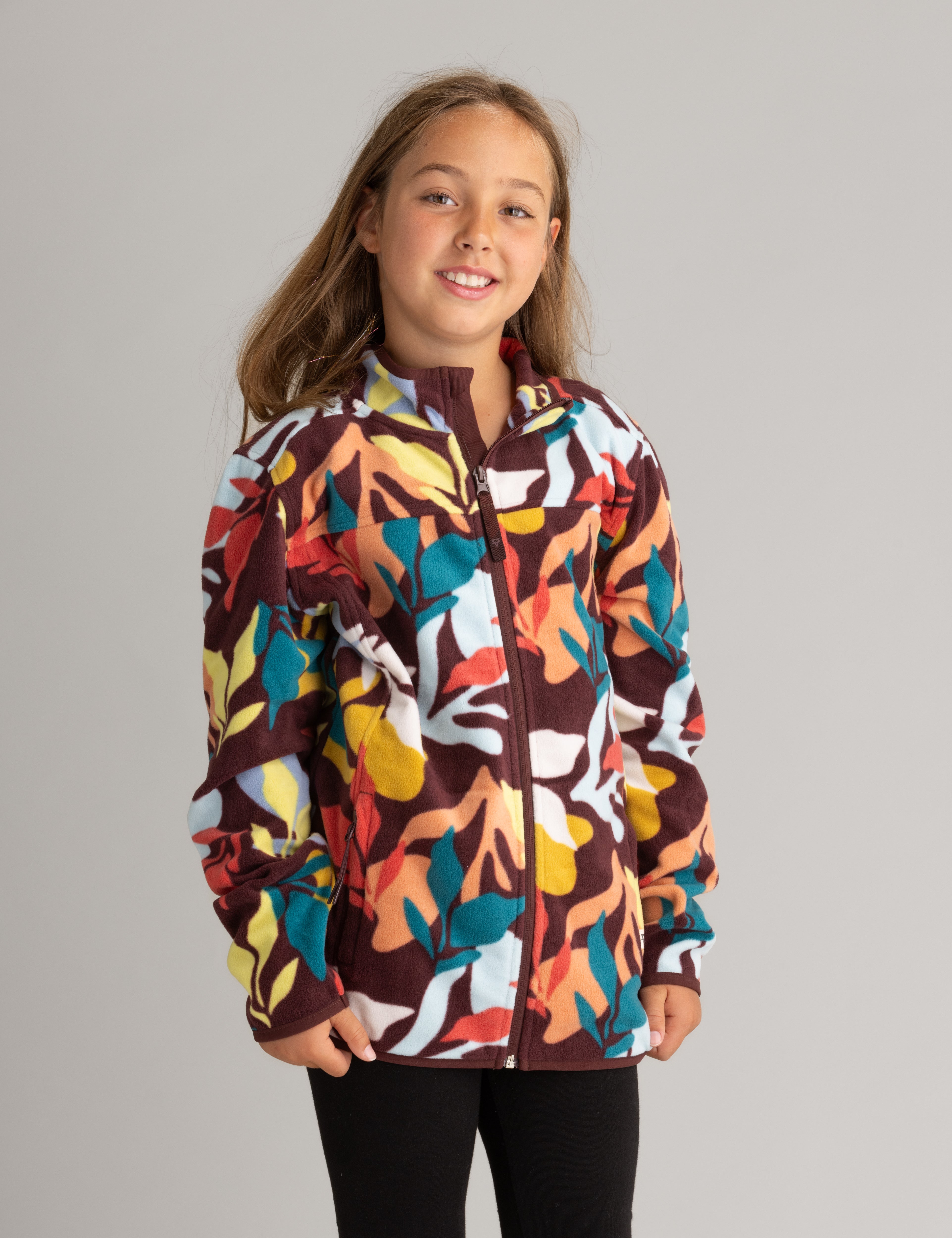 Unisex Trail Microfleece Printed Jacket - Youth Sizing - LIV Outdoor